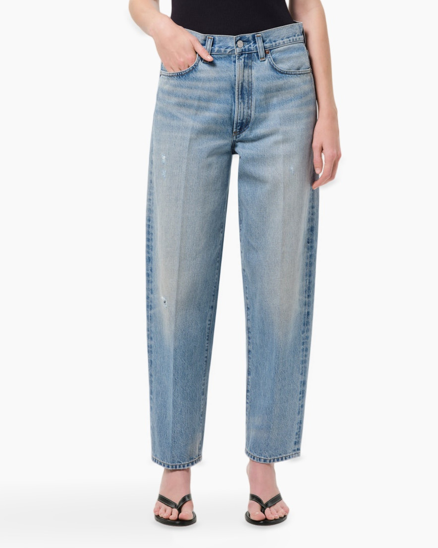 denim jeans, blue jeans, straight leg, distressed, high waist