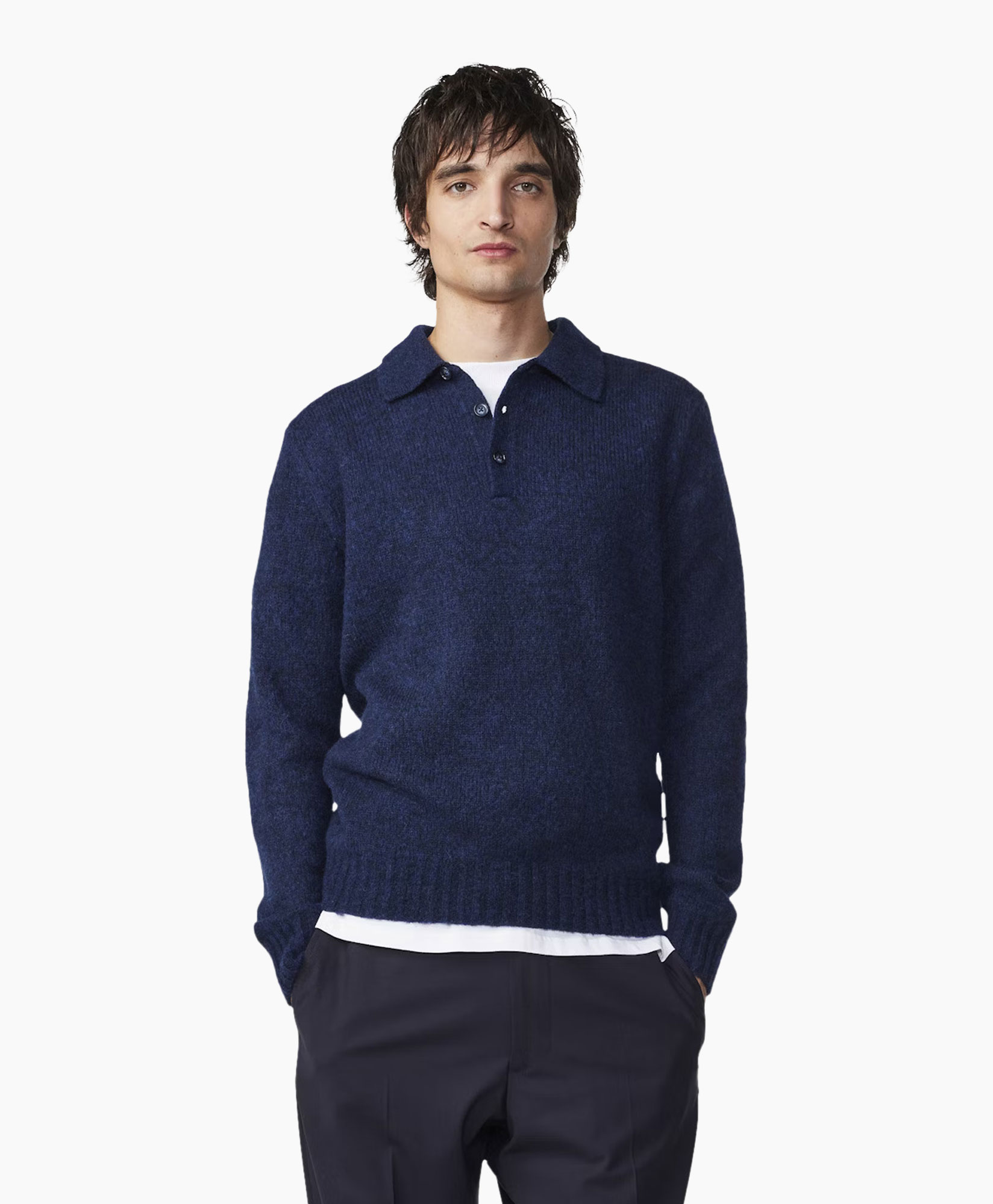 Polo Lee Ls 6598 Donker Blauw