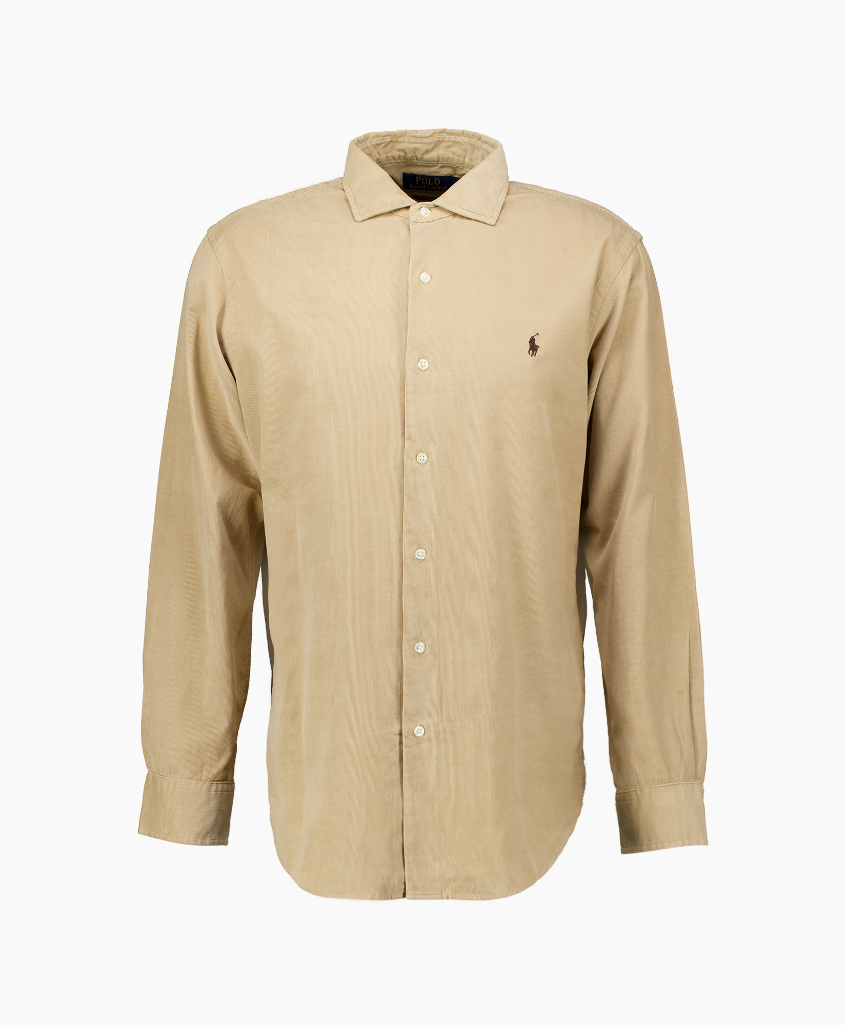 Overhemd Long Sleeve Sport Beige