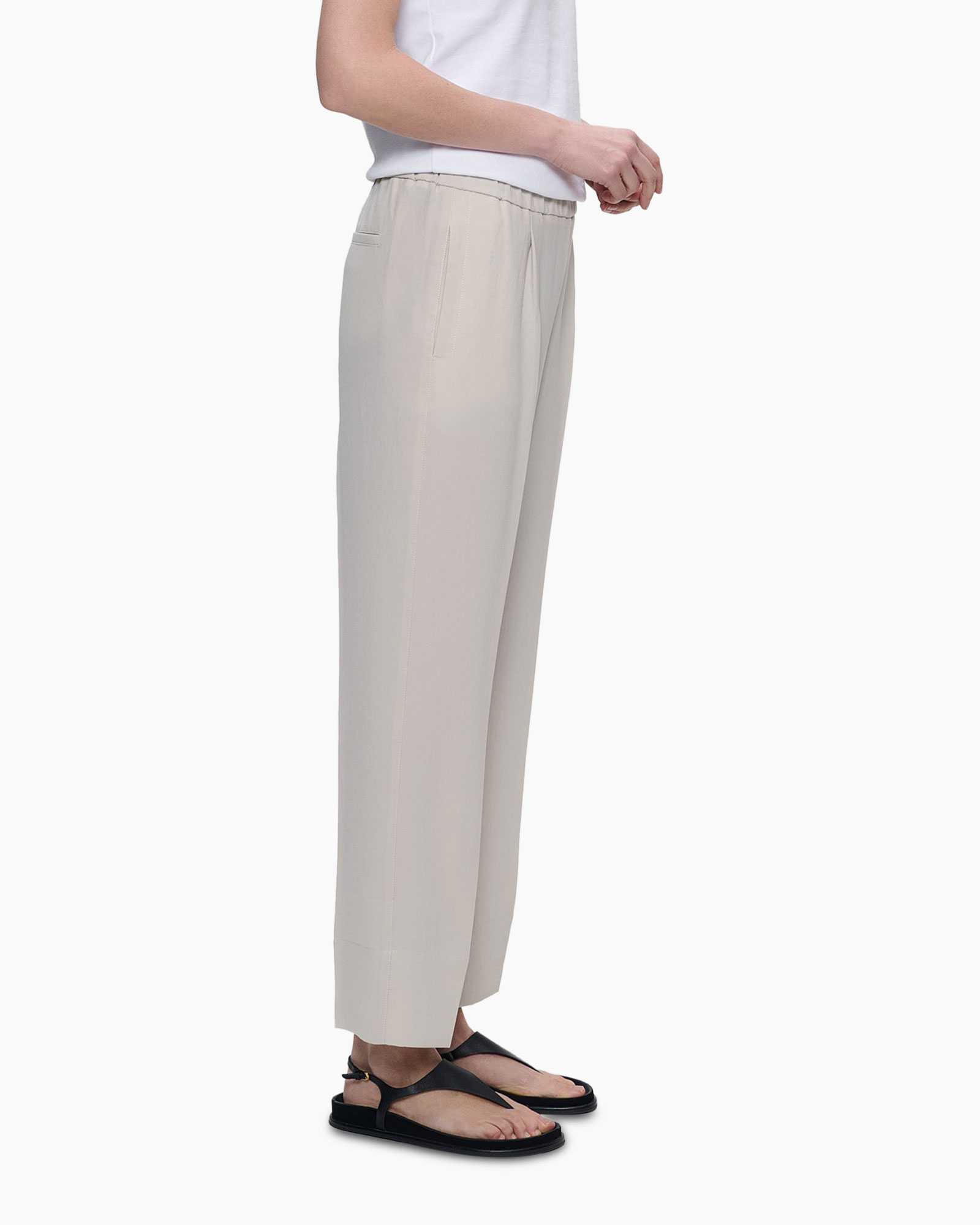 Pantalon Japanese Crepe Sydney Ecru