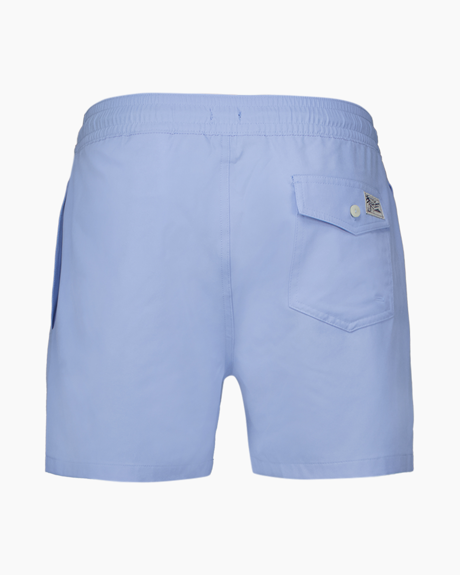 zwemshorts, touwsluiting, elastische taille, lichtblauw, effen