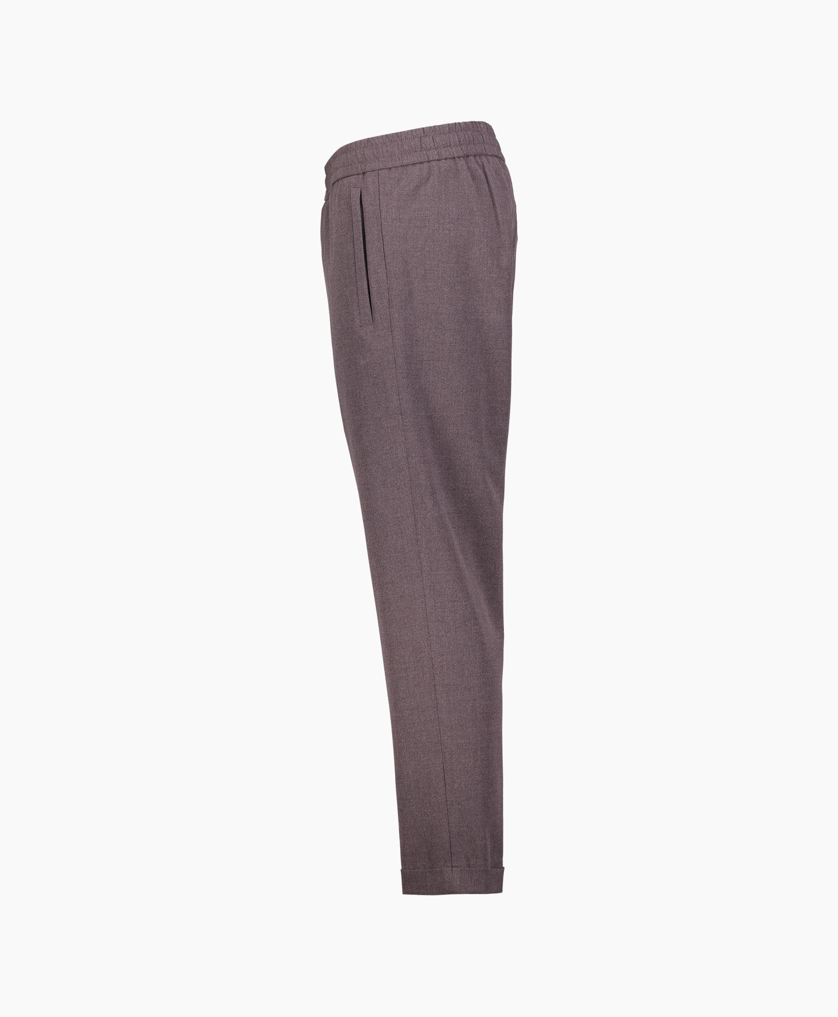Olaf Hussein Broek Wooly Slim Elasticated  Grijs