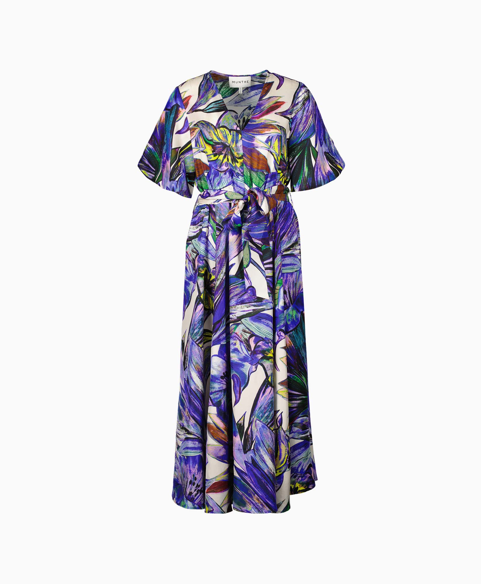 Munthe Midi Jurk Danta Blauw