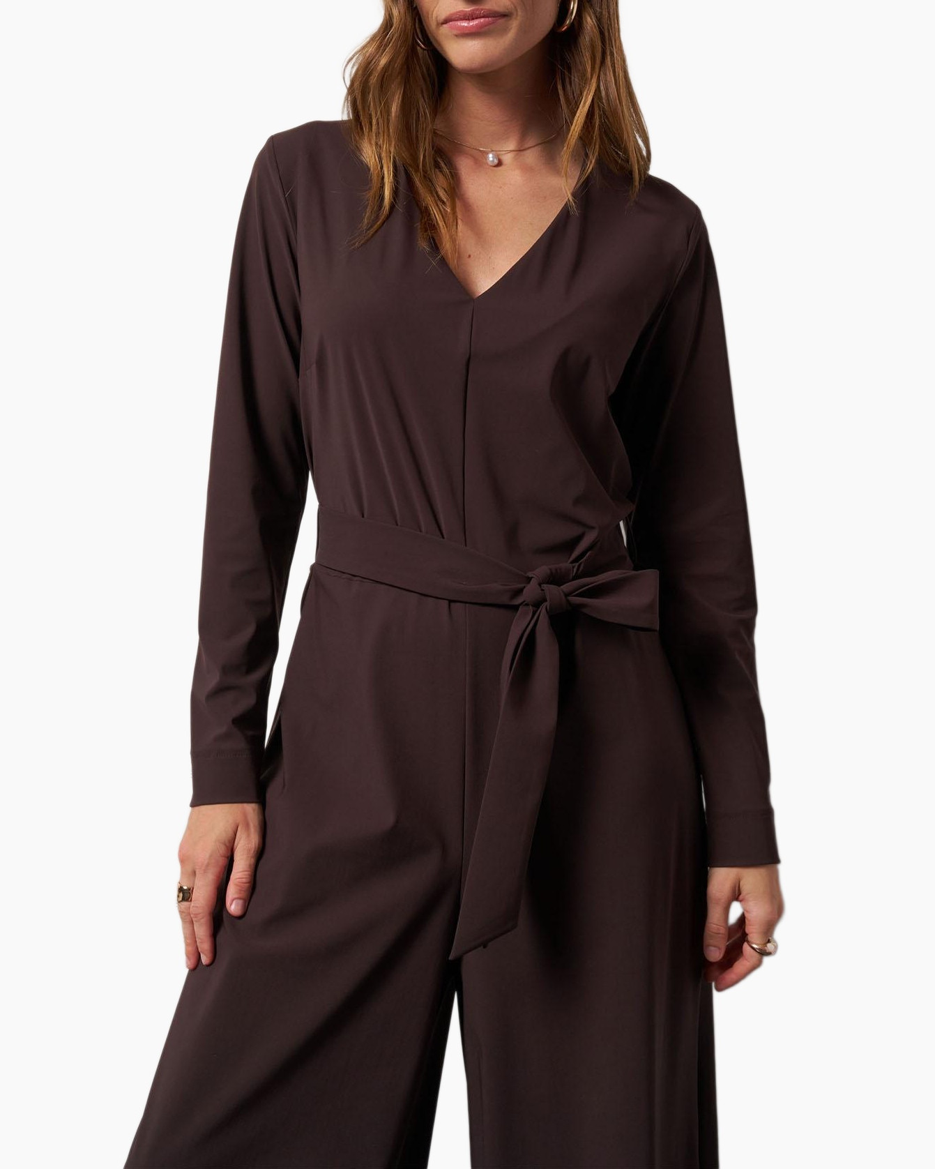 Jumpsuit Odessa Donker Bruin