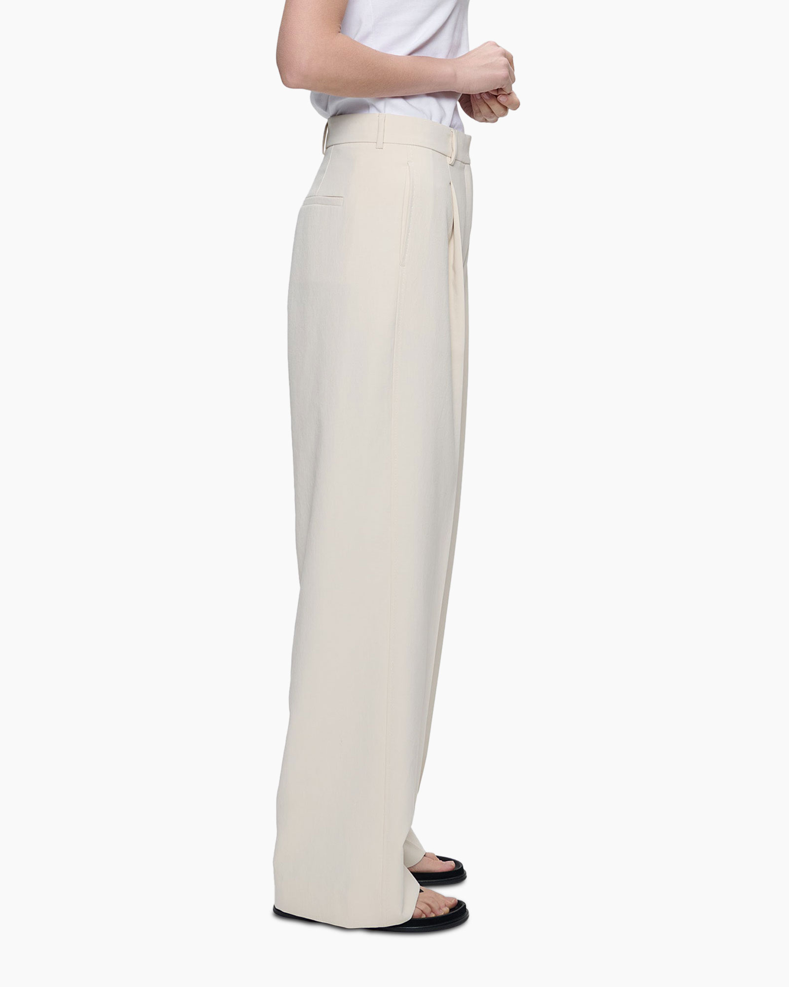 Pantalon Cool Panama Delmas Beige