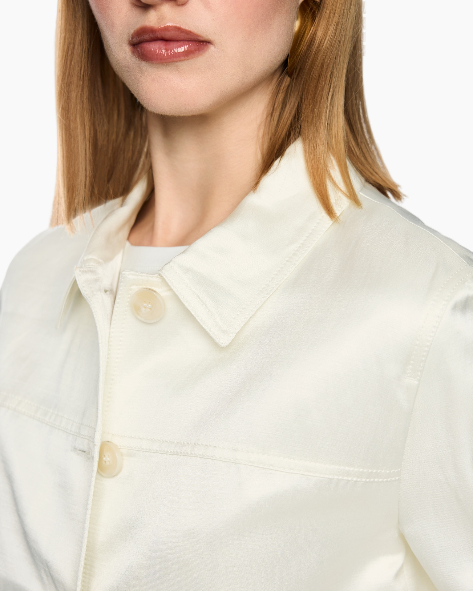 shirt, collar, button-down, cream, cotton