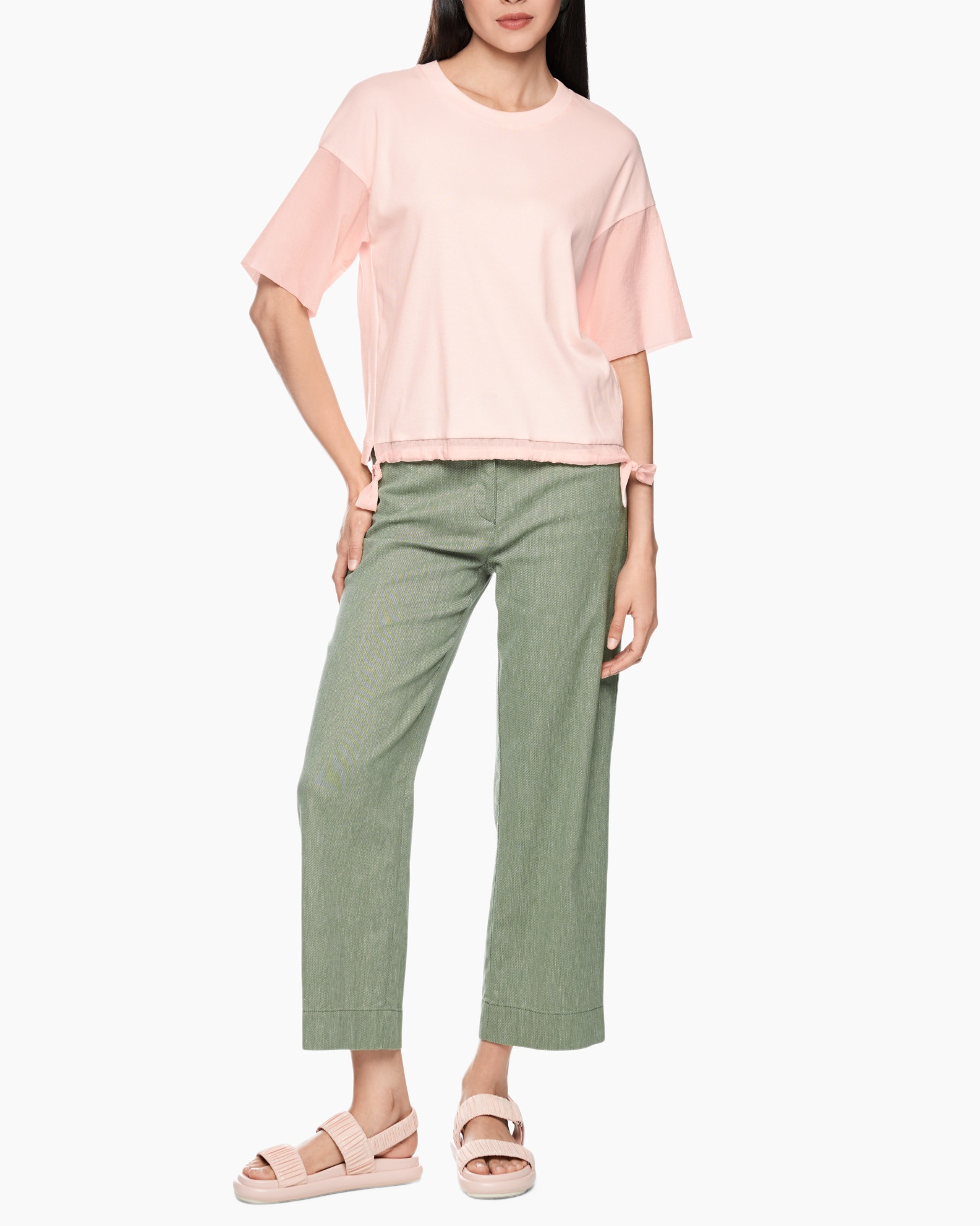 t-shirt, pink, short-sleeve, loose-fit, soft