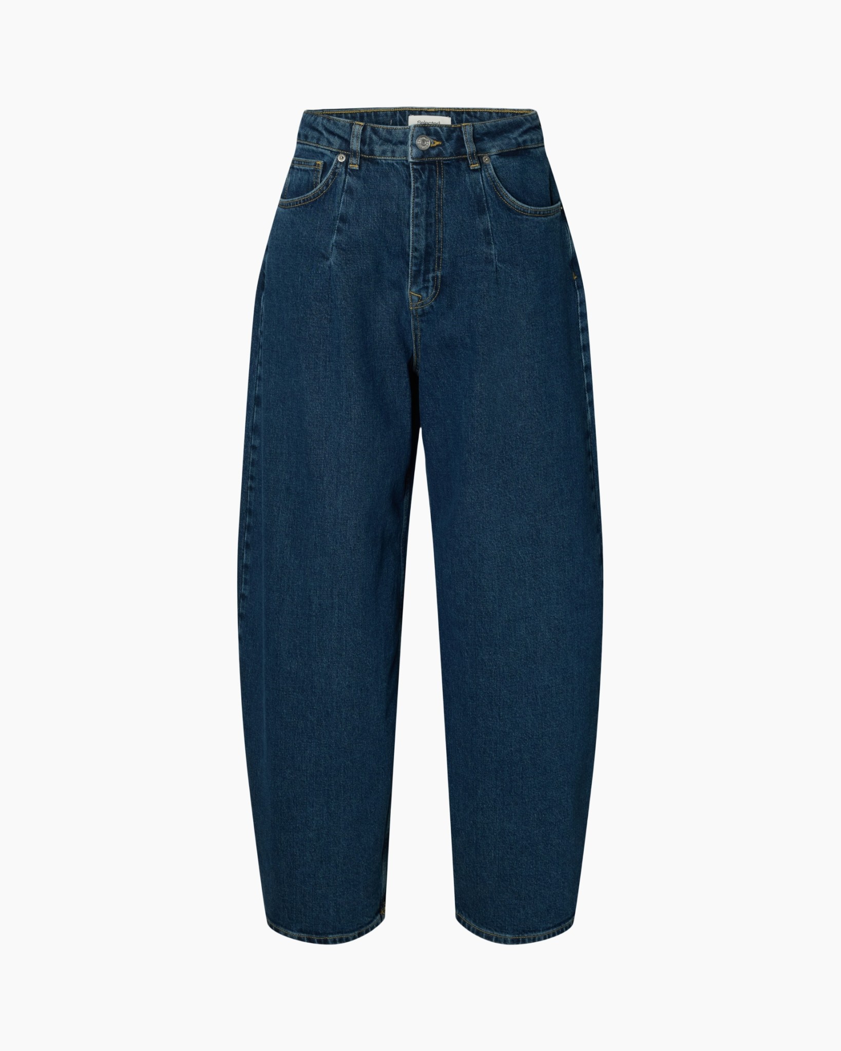 denim, jeans, broek, blauw, rechtmodel