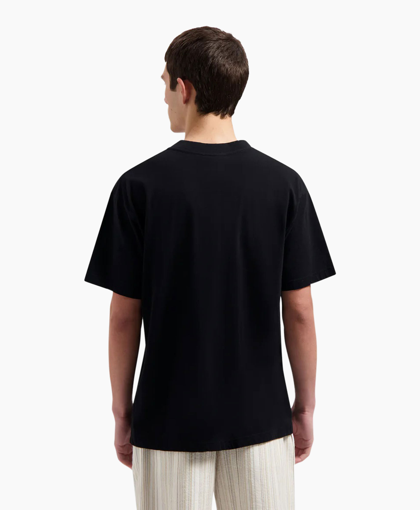 T-shirt Korte Mouw Cross Stitch Zwart