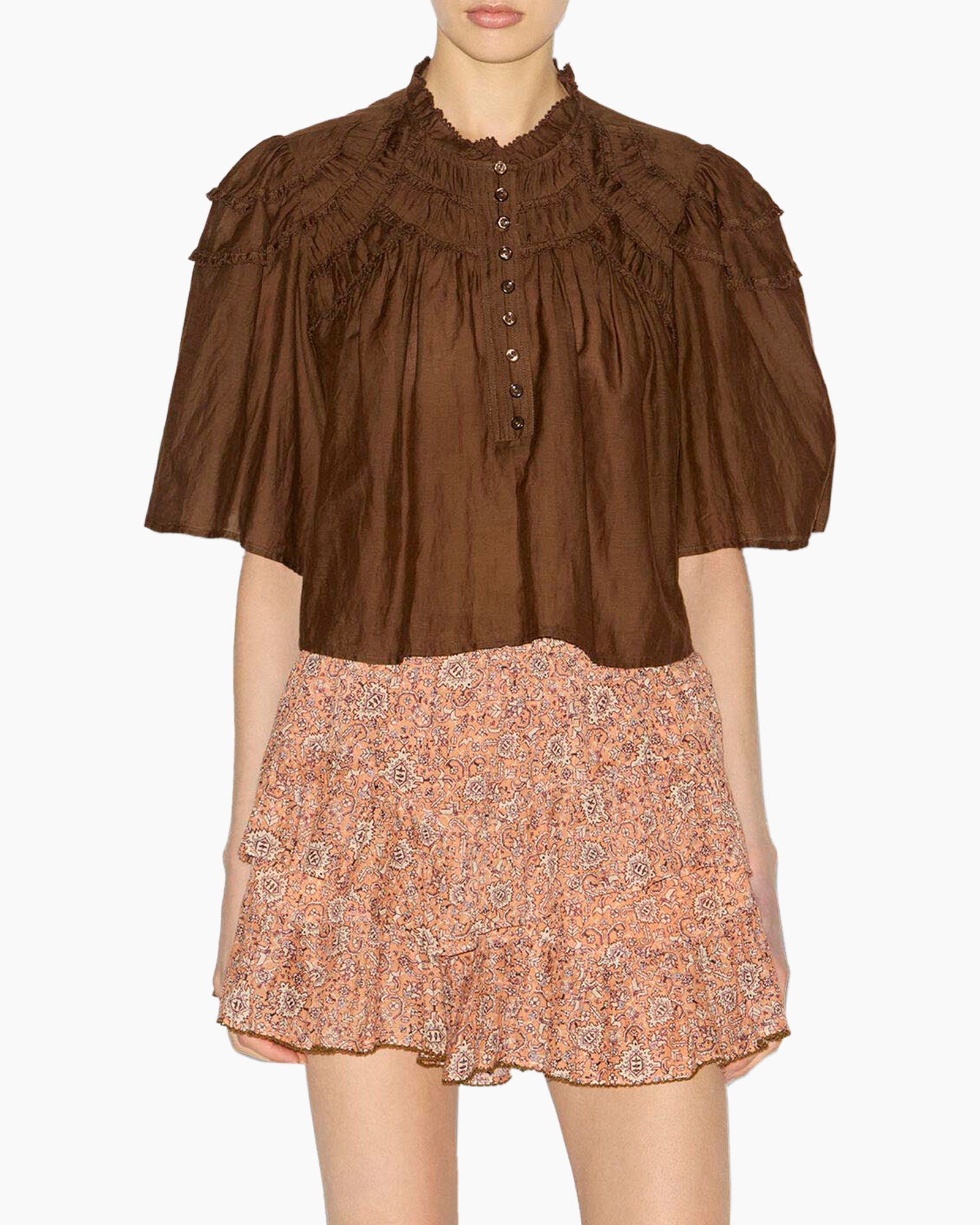 Blouse Carmen Khaki