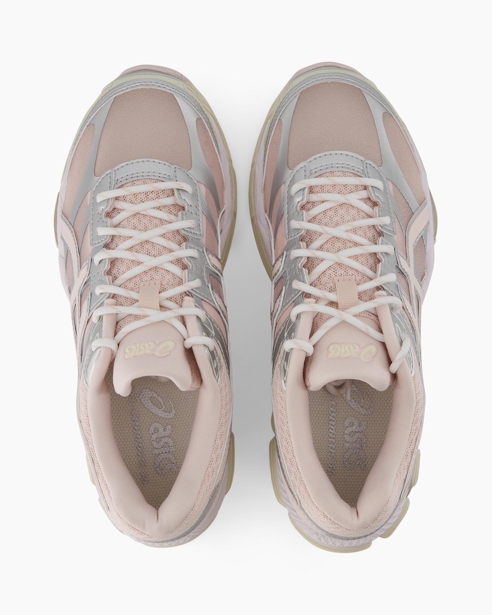 sneakers, hardloopschoenen, mesh, veters, roze