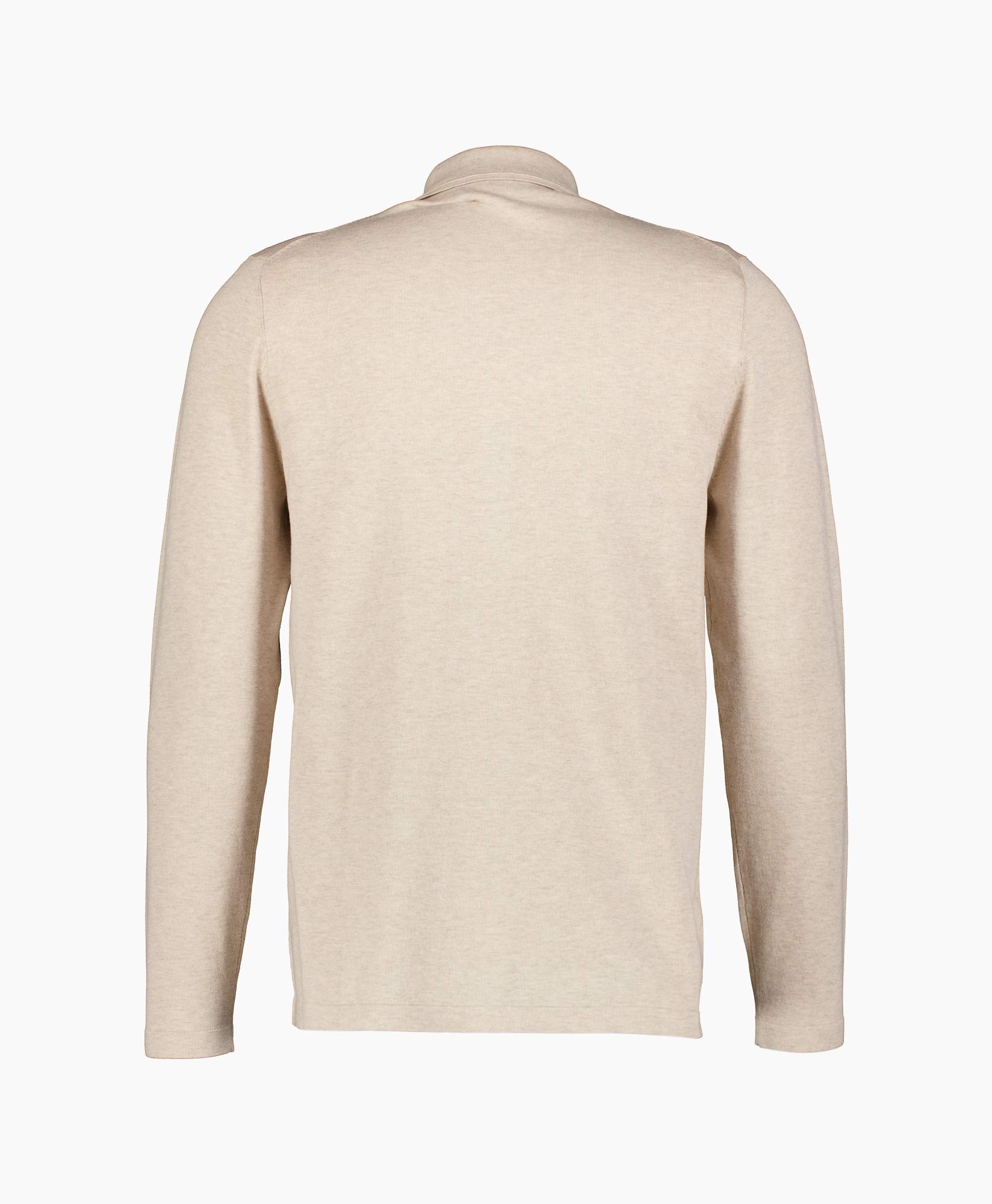 Trui Polo Button Th Ls Sand Zand