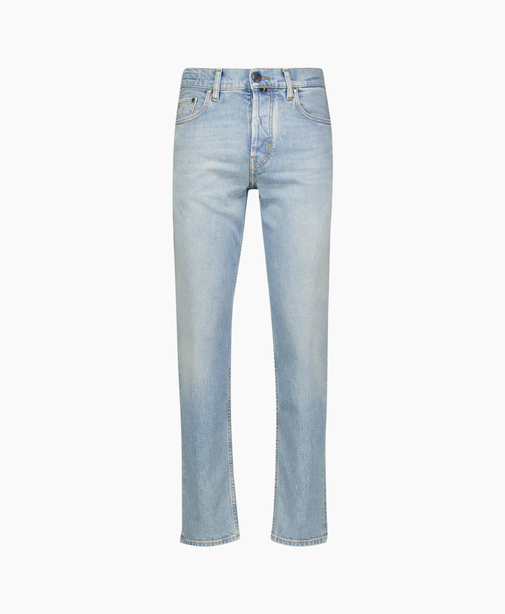 Jeans 5 Pkt Cropped Carrot Licht Blauw