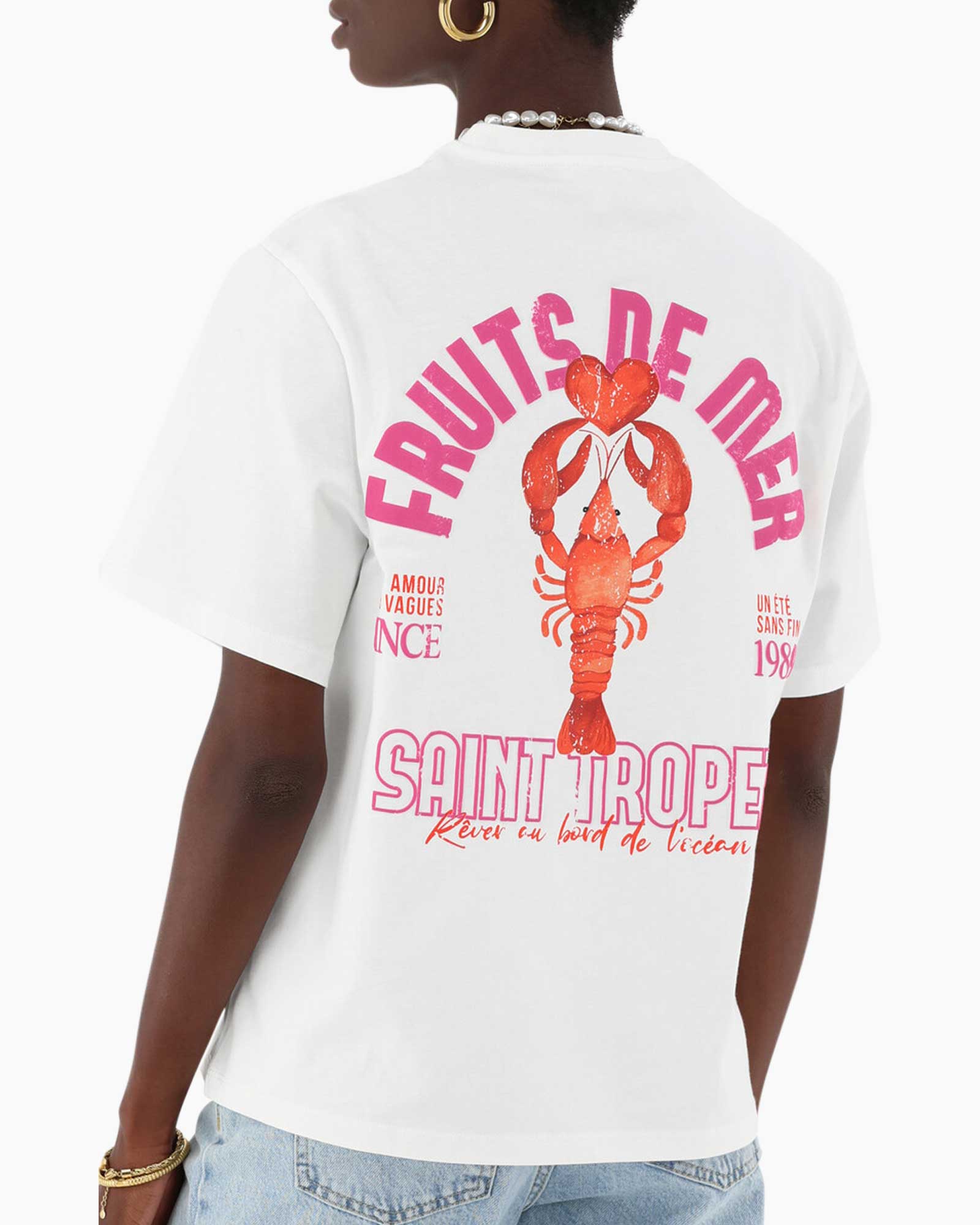 T-shirt Fruit De Mer Tee Wit