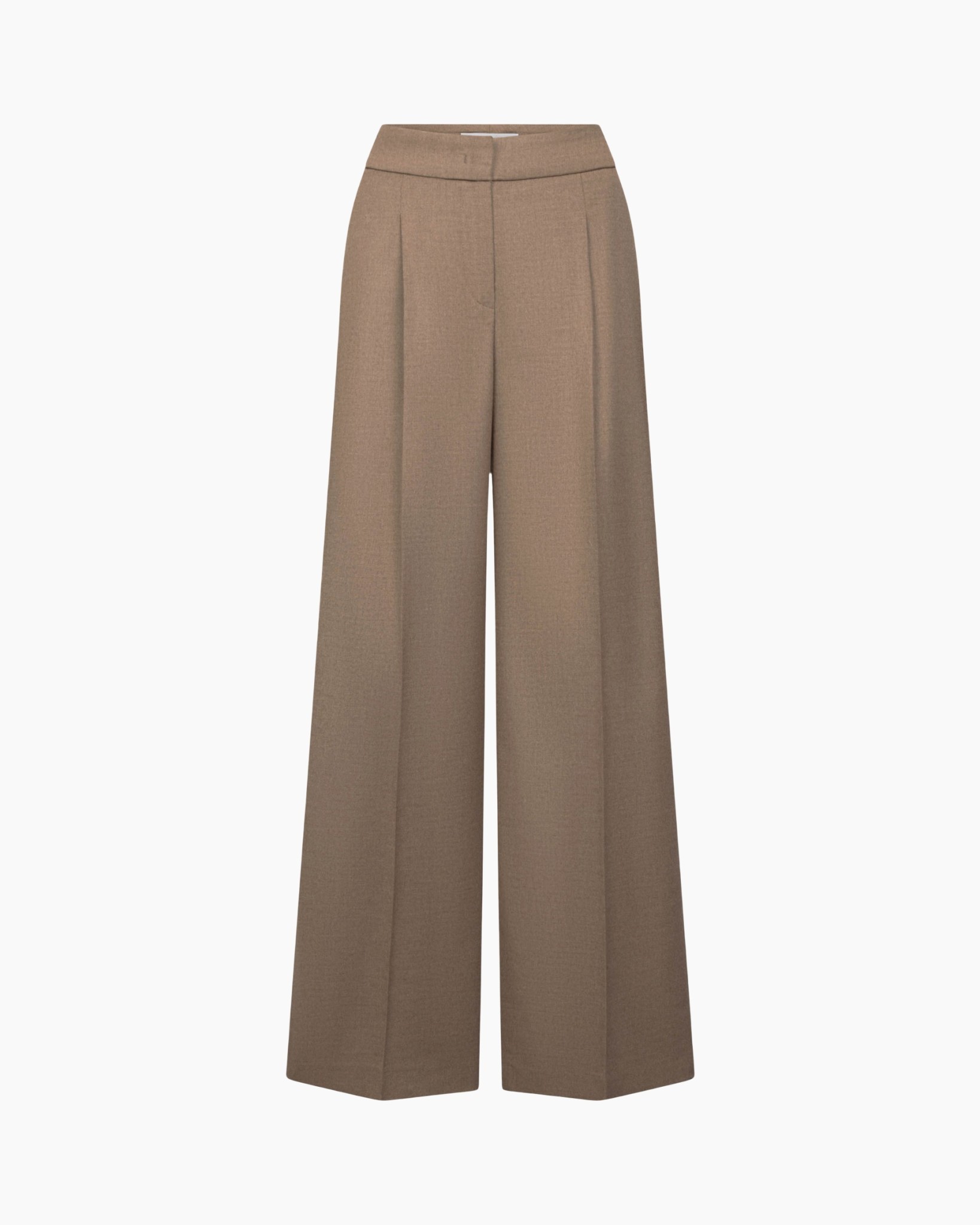 broek, broeken?, wijdelijn?, bruin, plooien?