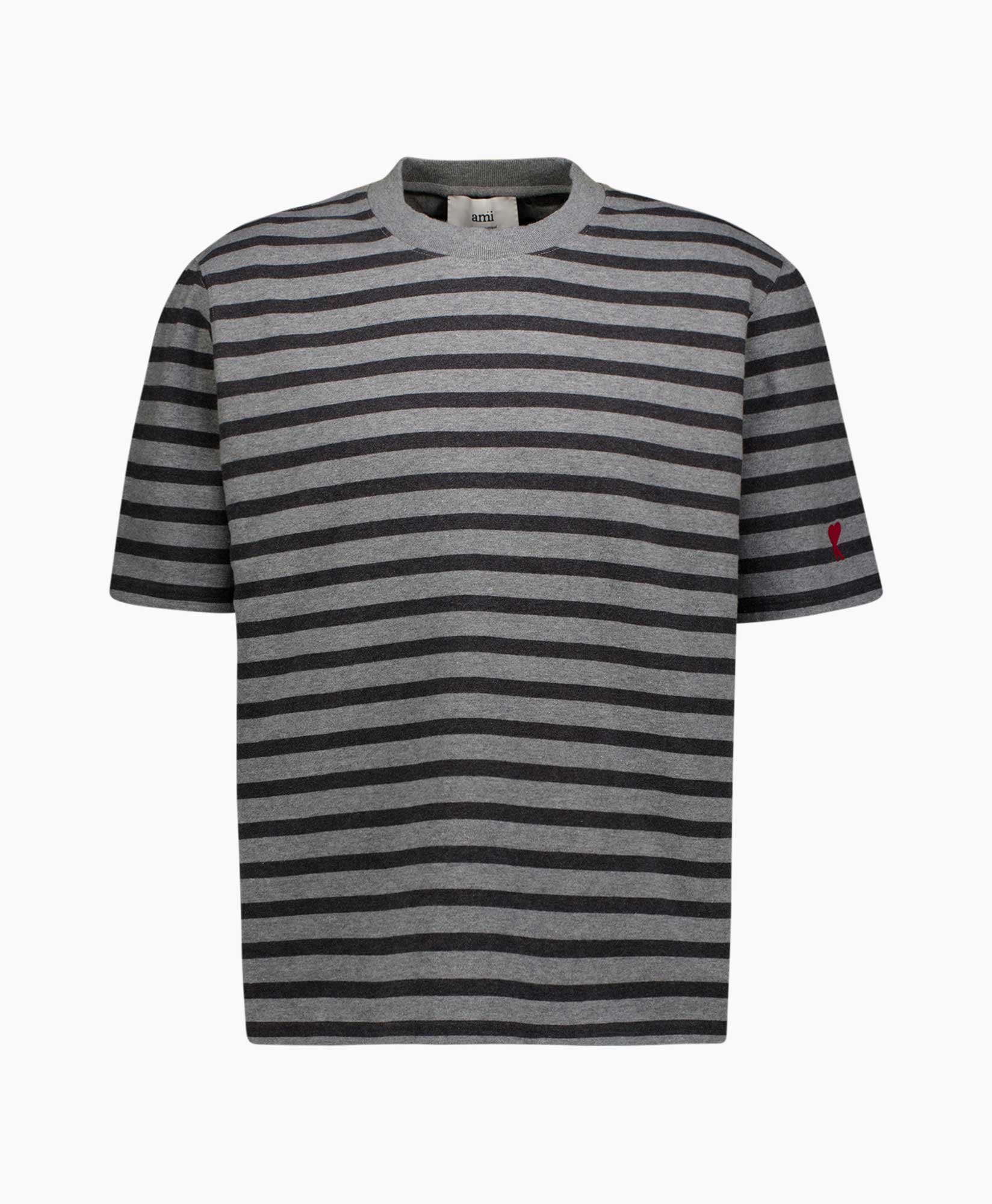 T-shirt Korte Mouw S/s Mariniere Grijs