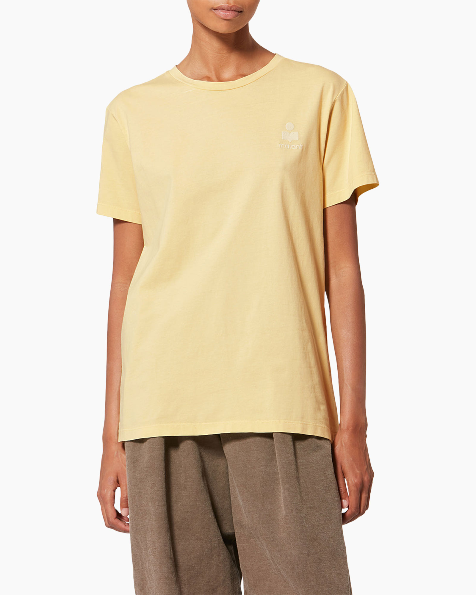 T-shirt Korte Mouw Aby-gz Geel