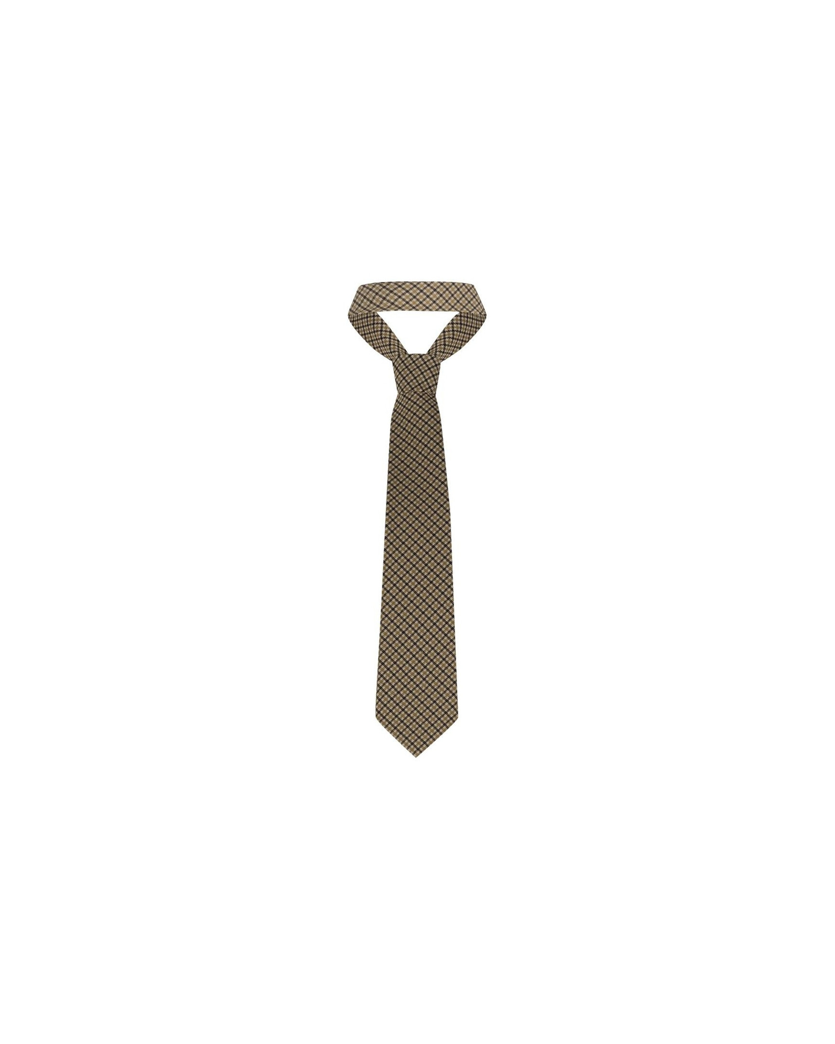 Sneaker Tie Check Beige