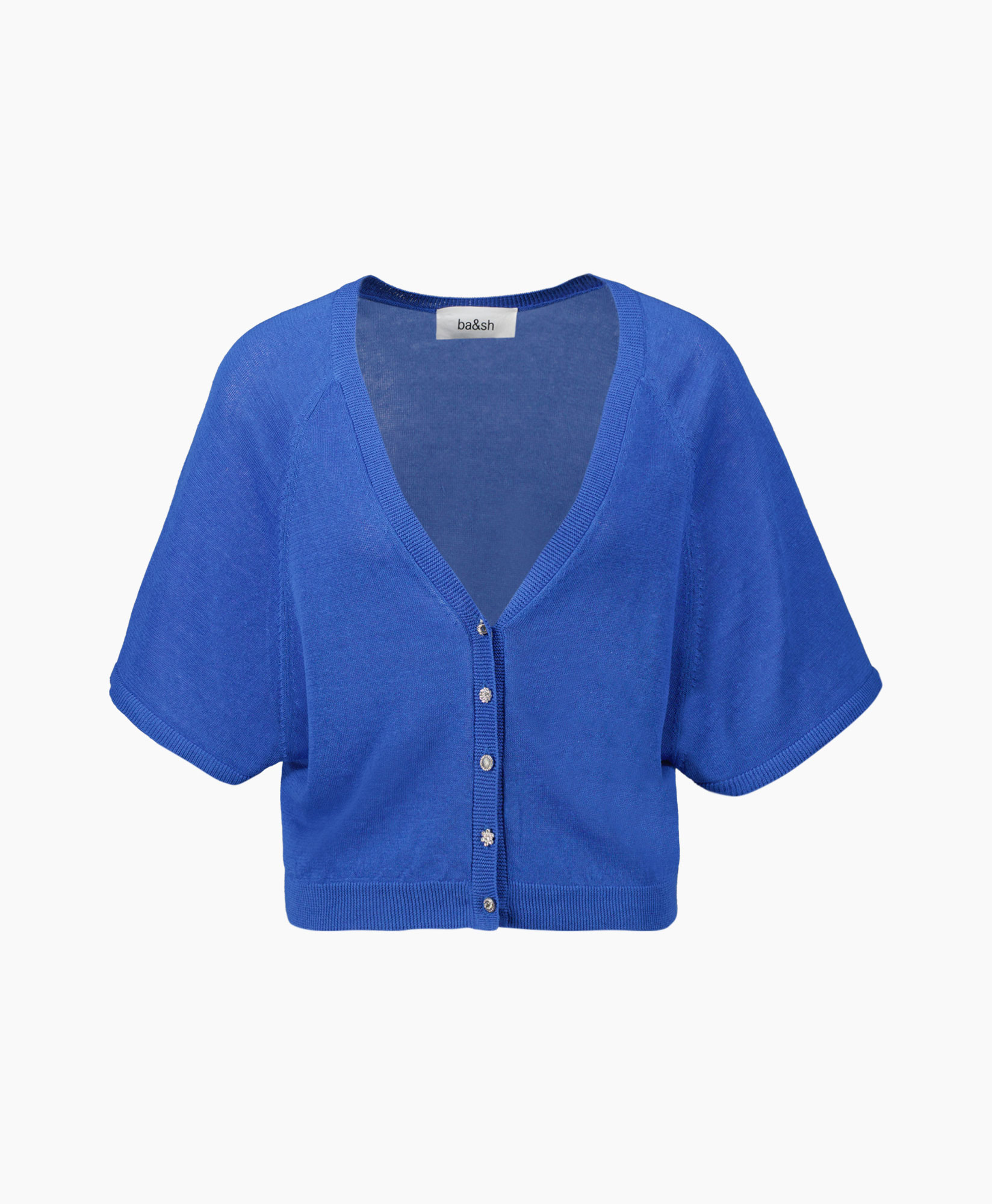 Ba&sh Vest Domino Blauw