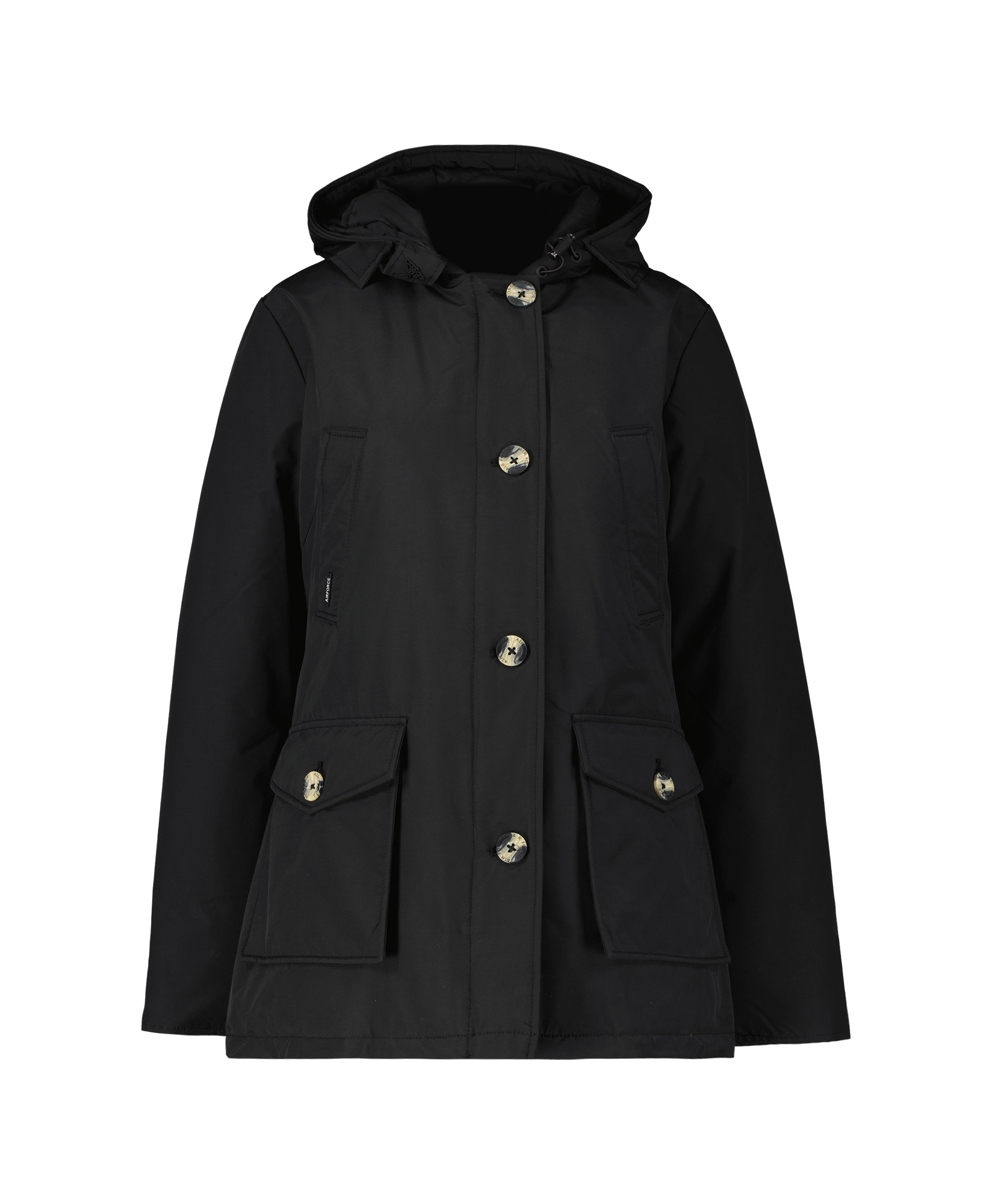 Airforce Jas 4 Packet Parka Zwart