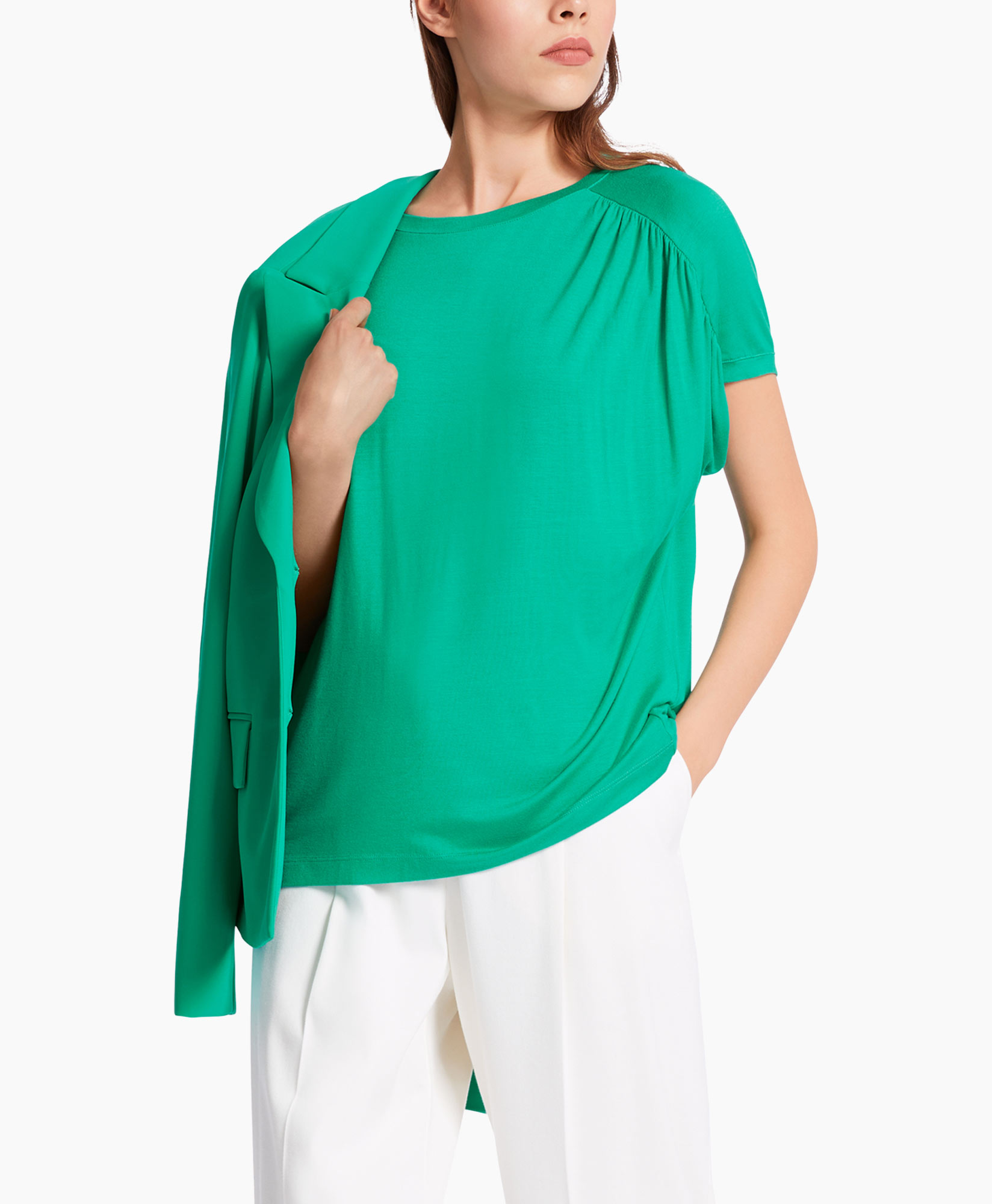 Marccain Collectie T-shirt Wc 48.25 J33 Groen