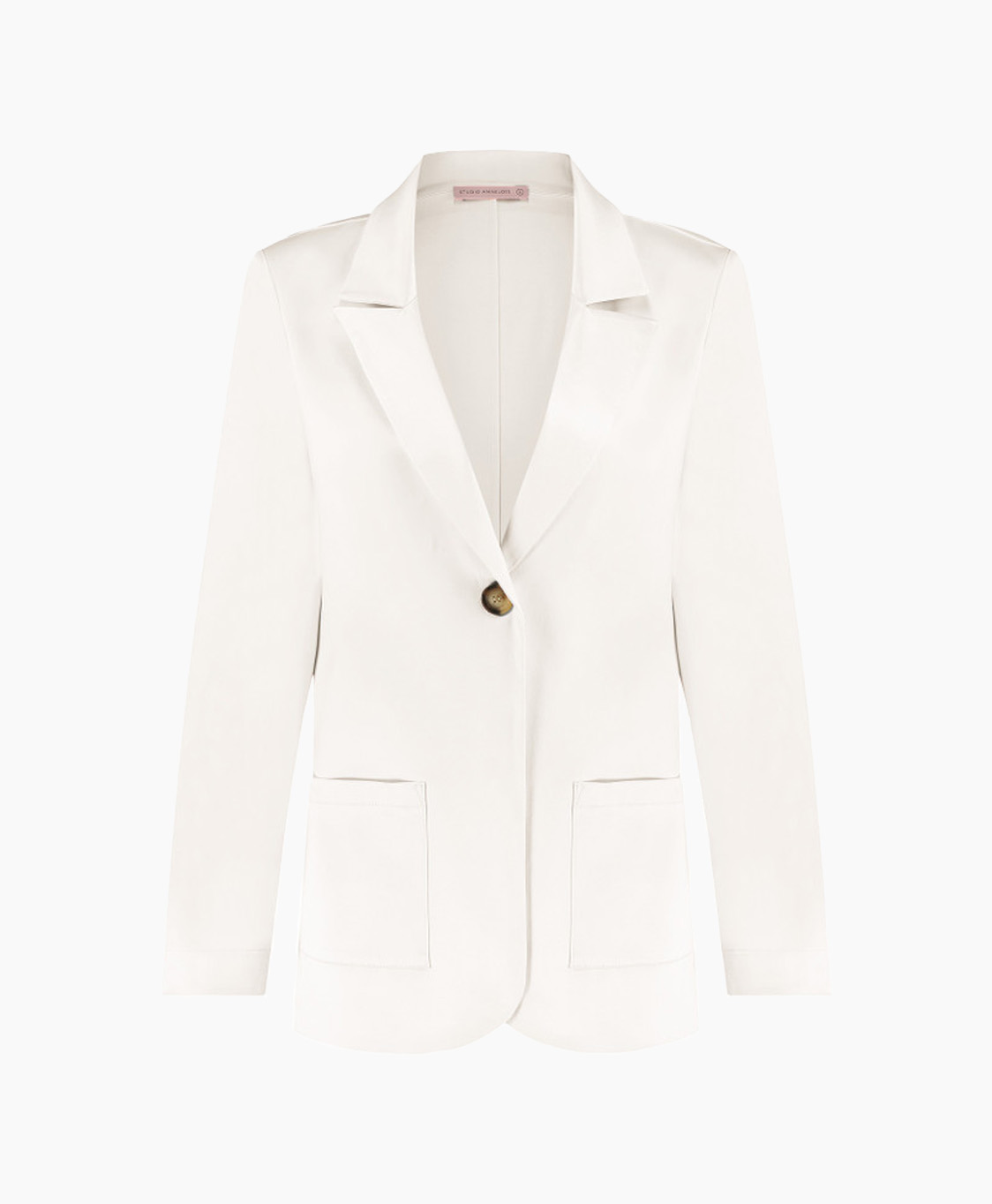 Studio Anneloes Blazer Jenny Satin Blazer Off White