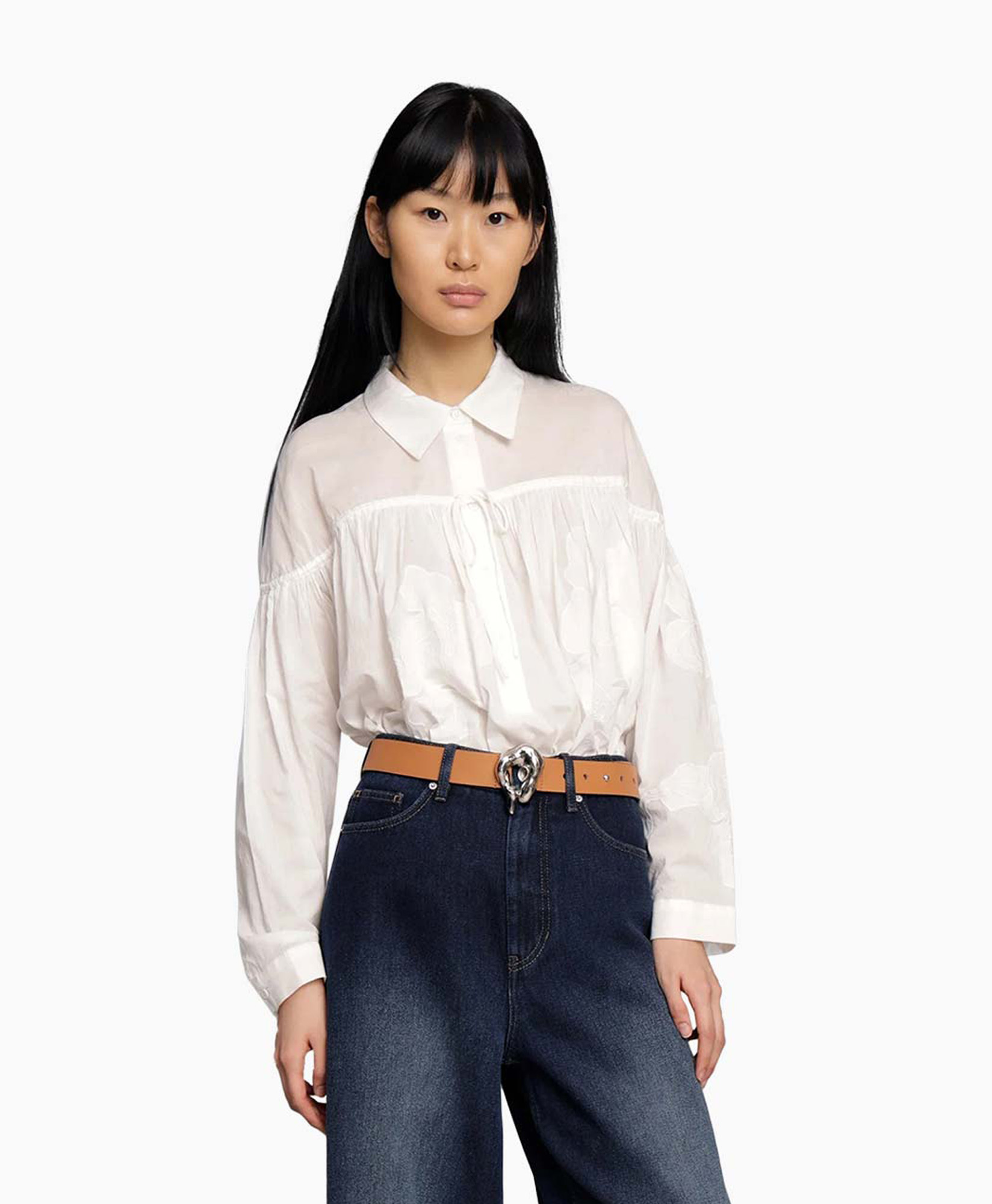Munthe Blouse 233-1024-23328 Wit