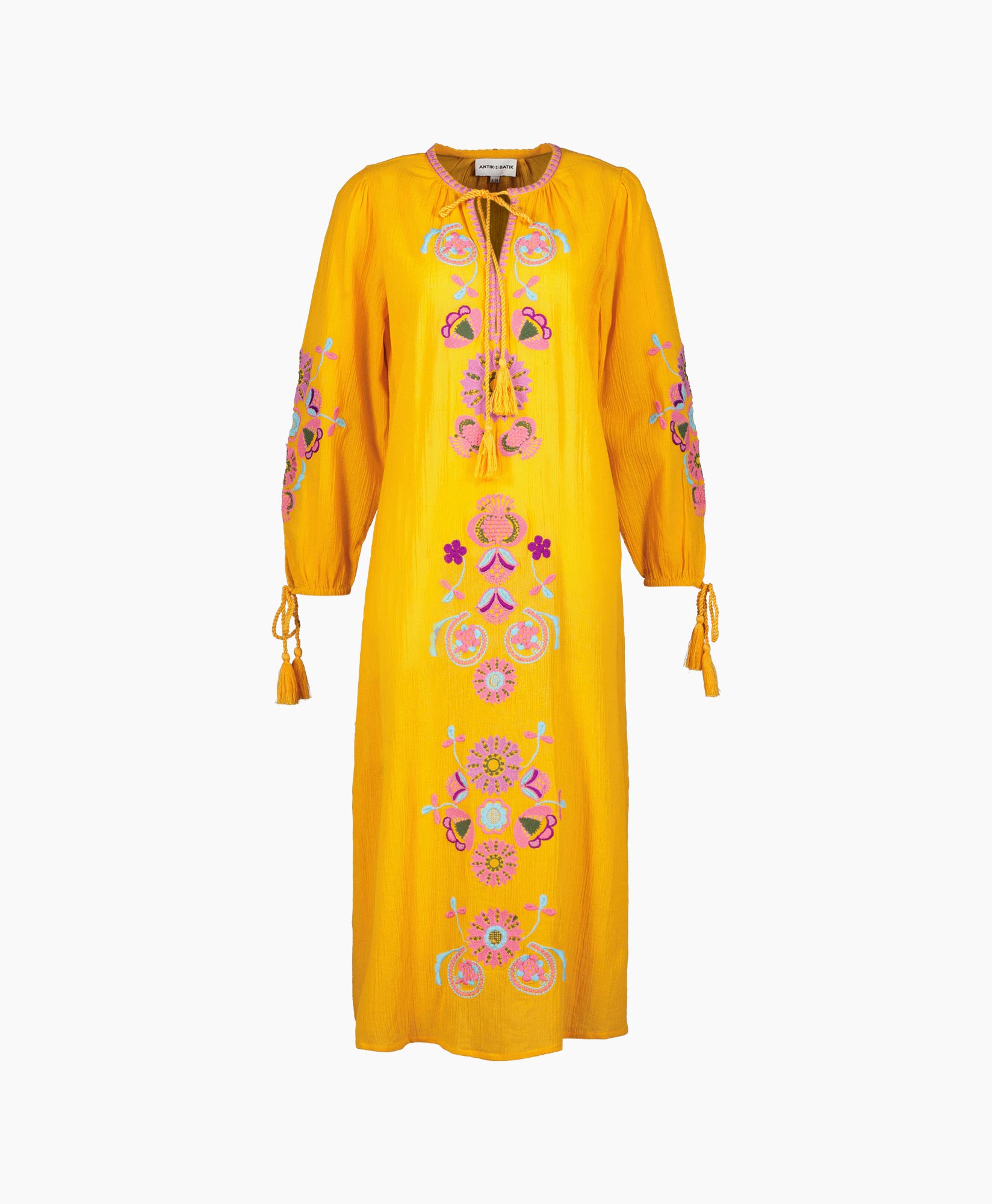 Antik Batik Midi Jurk Magoo1ldr midden geel
