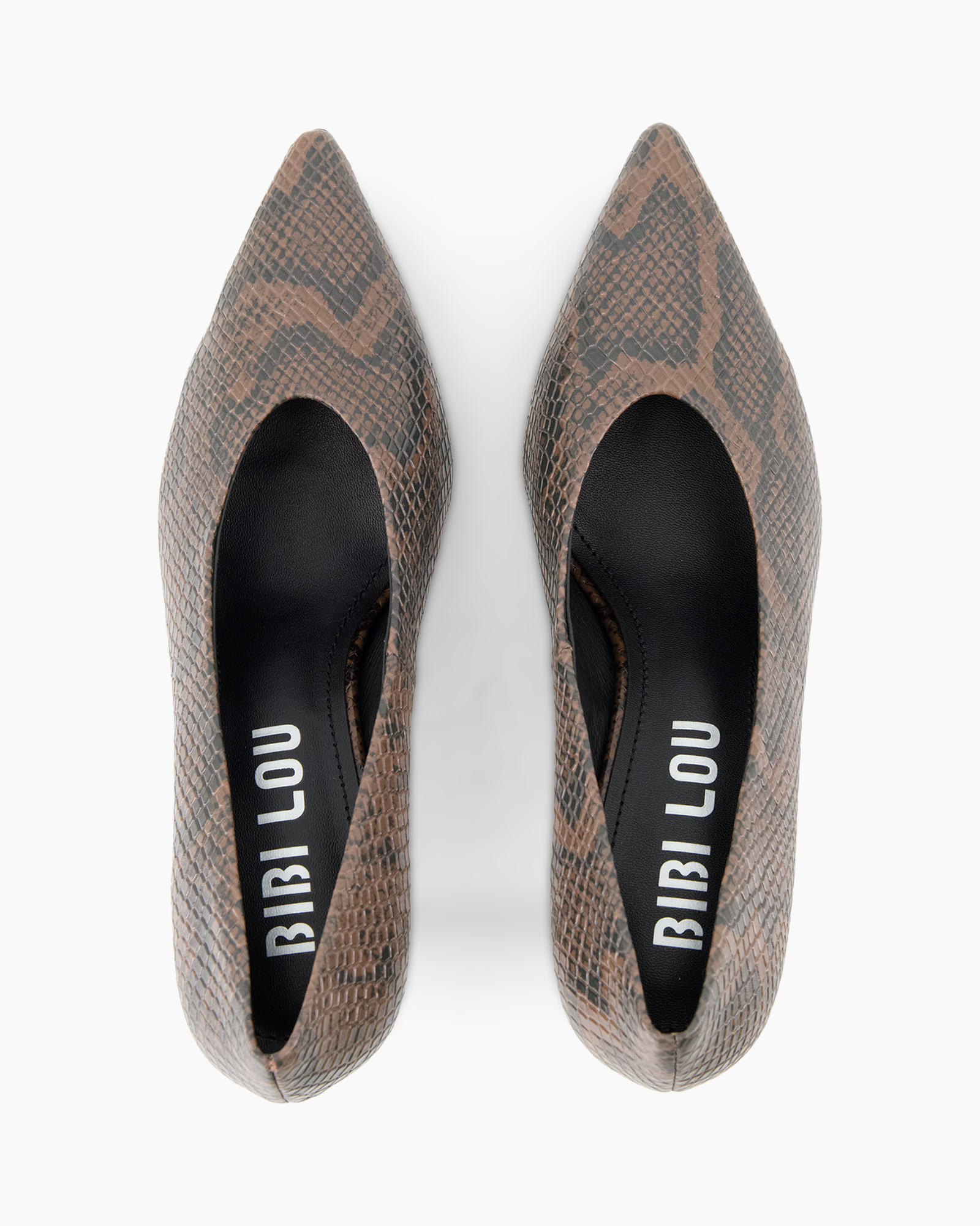 schoenen, pumps, slangenhuid, patroon, platte