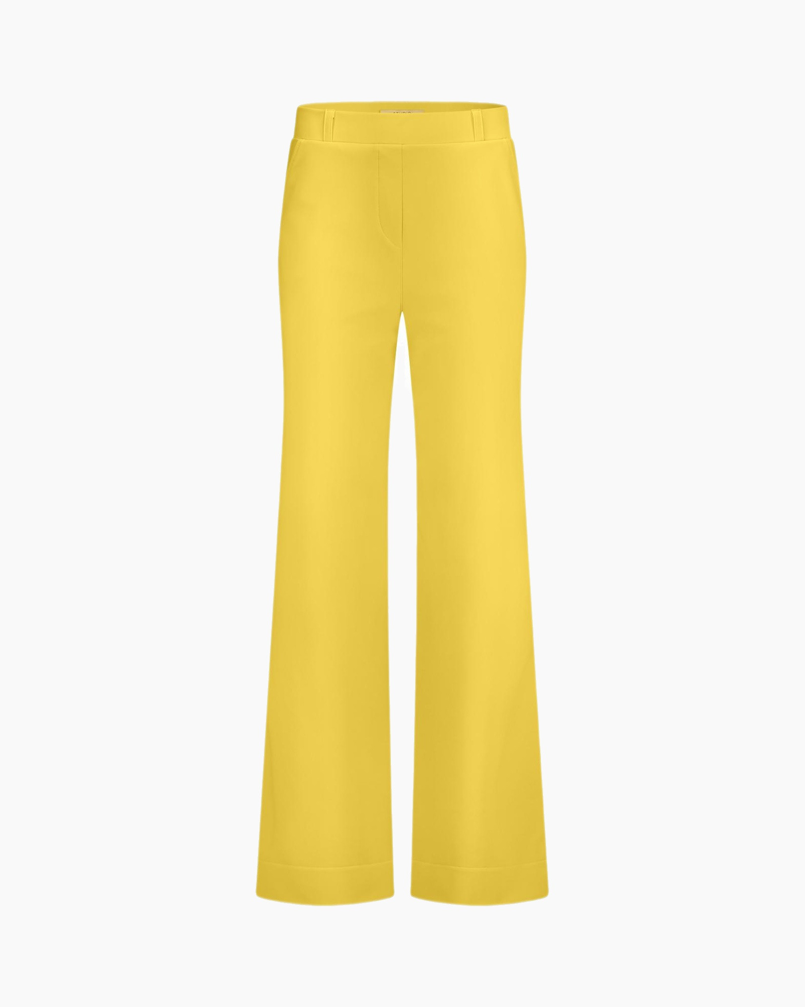 Broek Lexie Bonded Geel