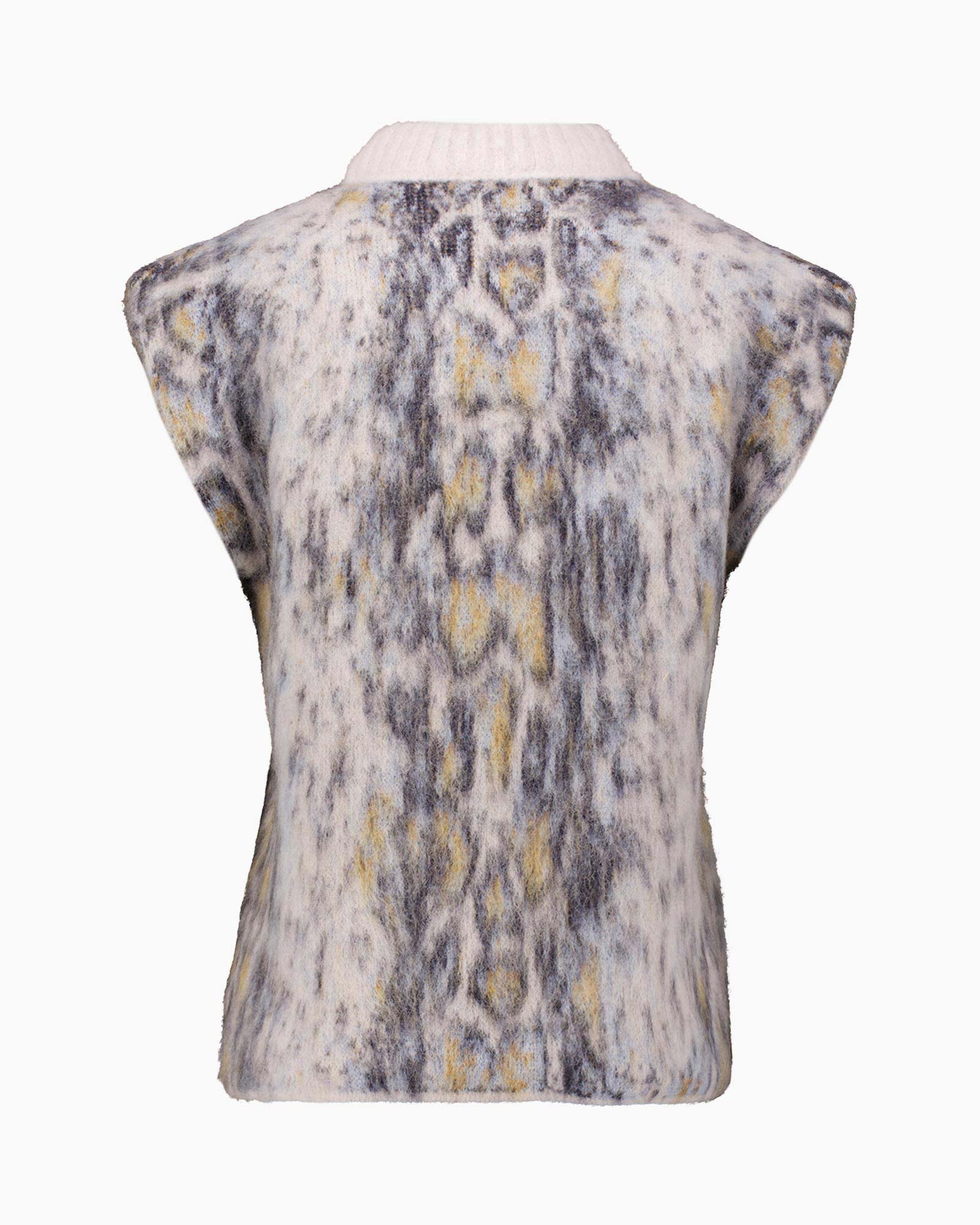 Top & T-shirt Plumes De Python Grijs