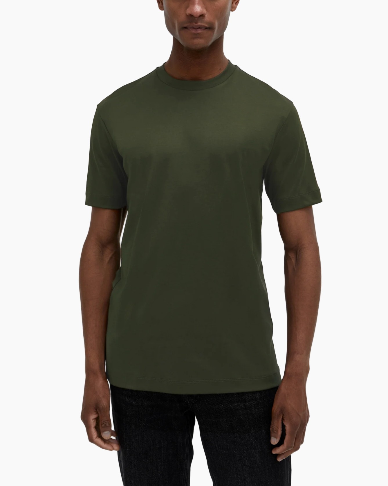 T-shirt Interlock Supima Groen