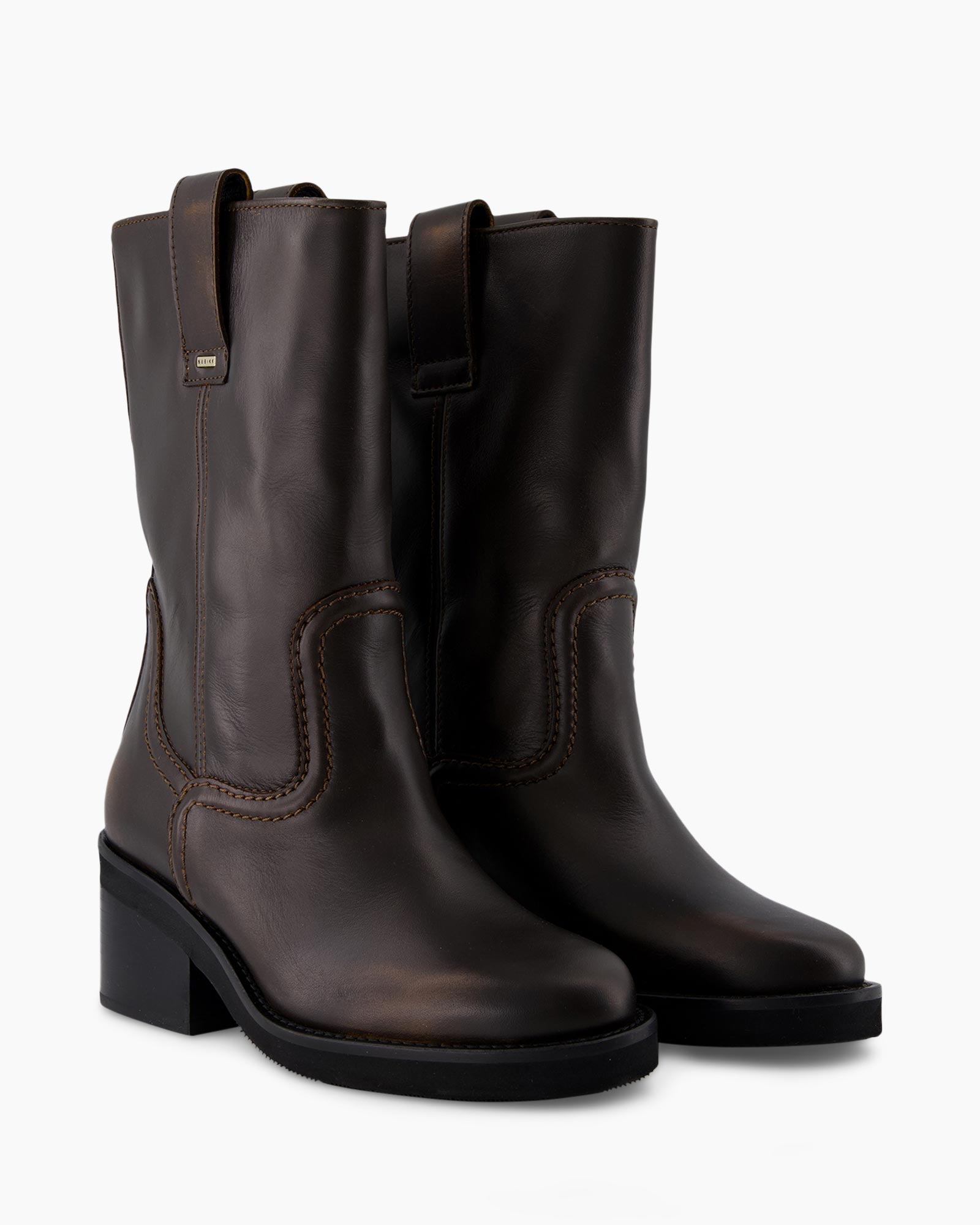 Enkellaars Cassy Slouch Bruin