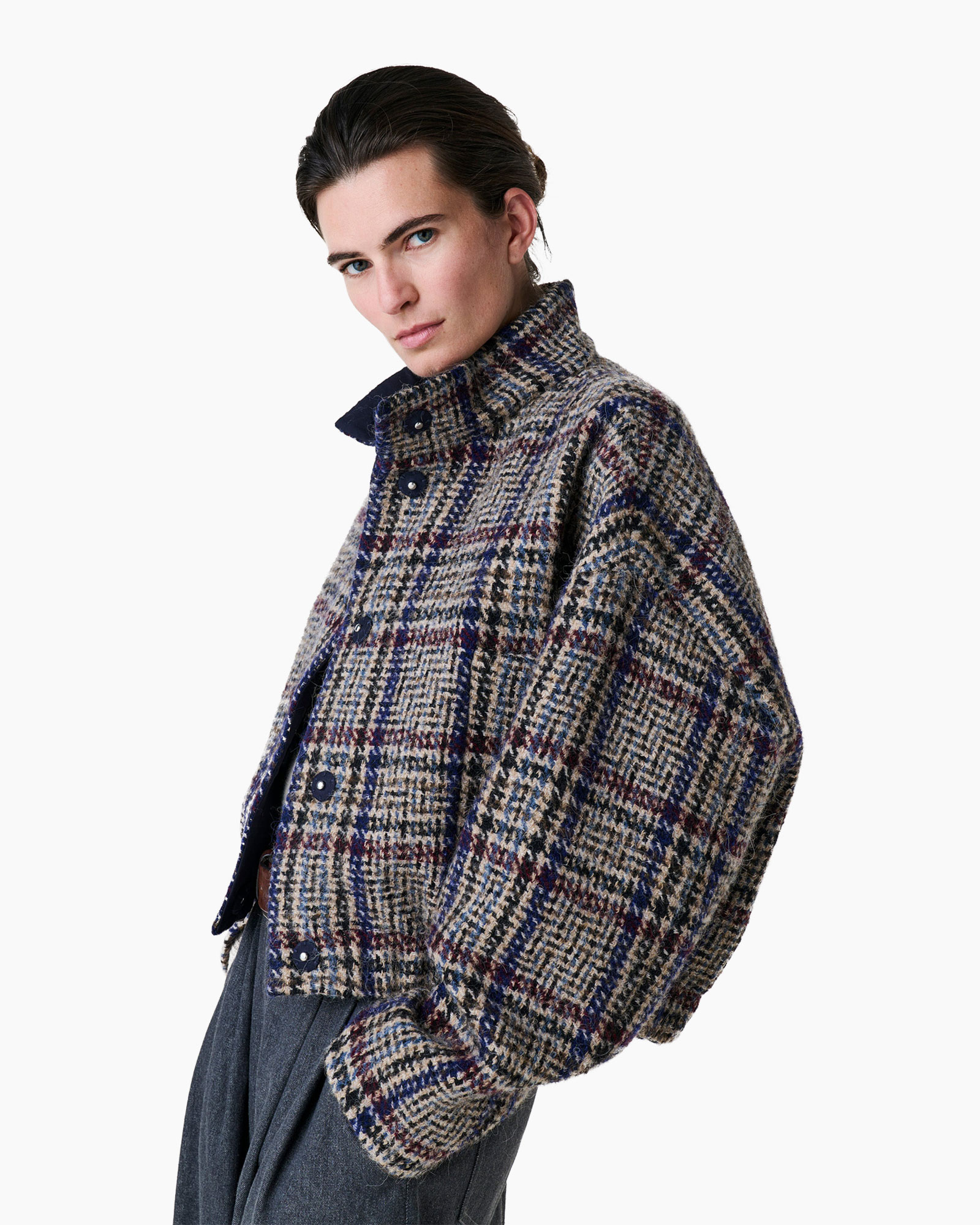 ruitpatroon, geruit, jas, jas/coat, wol