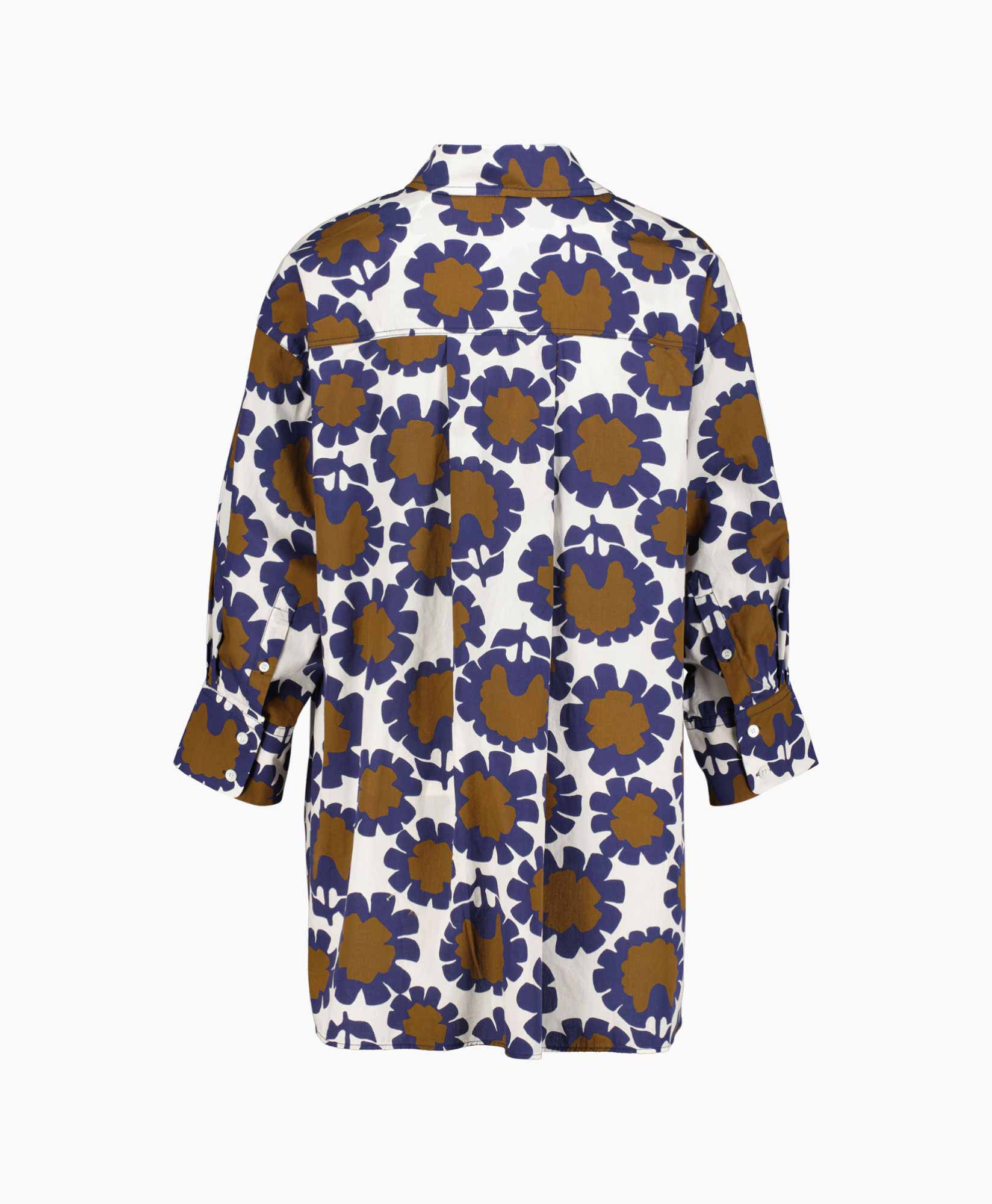 Zenggi Blouse R04-1019-814 Blauw dessin
