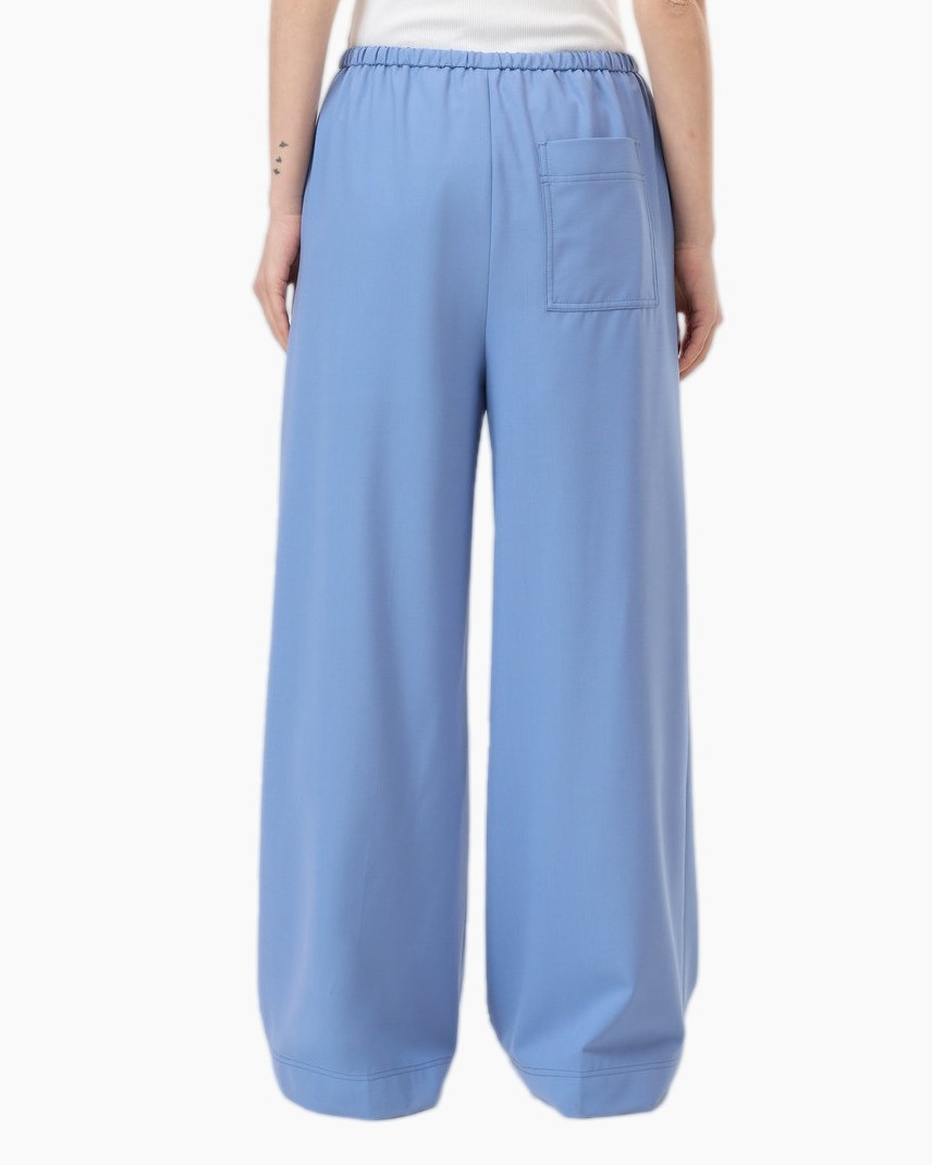 pants, wide-leg, drawstring, blue, relaxed-fit