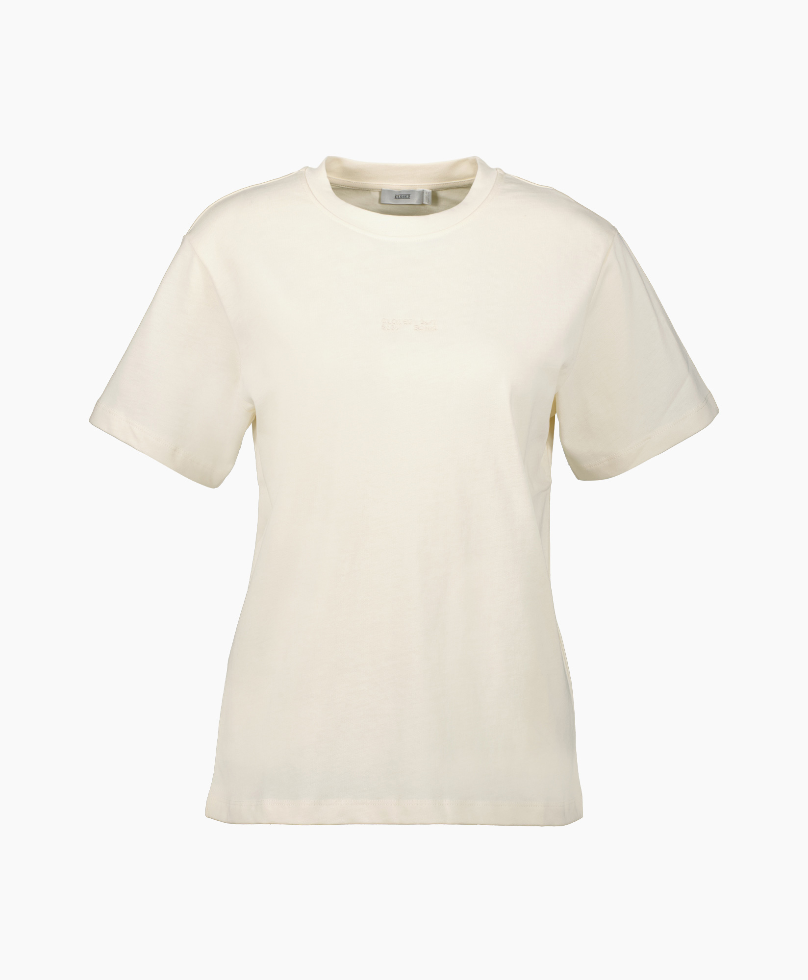 Closed T-shirt Korte Mouw Basic T-shirt Off White