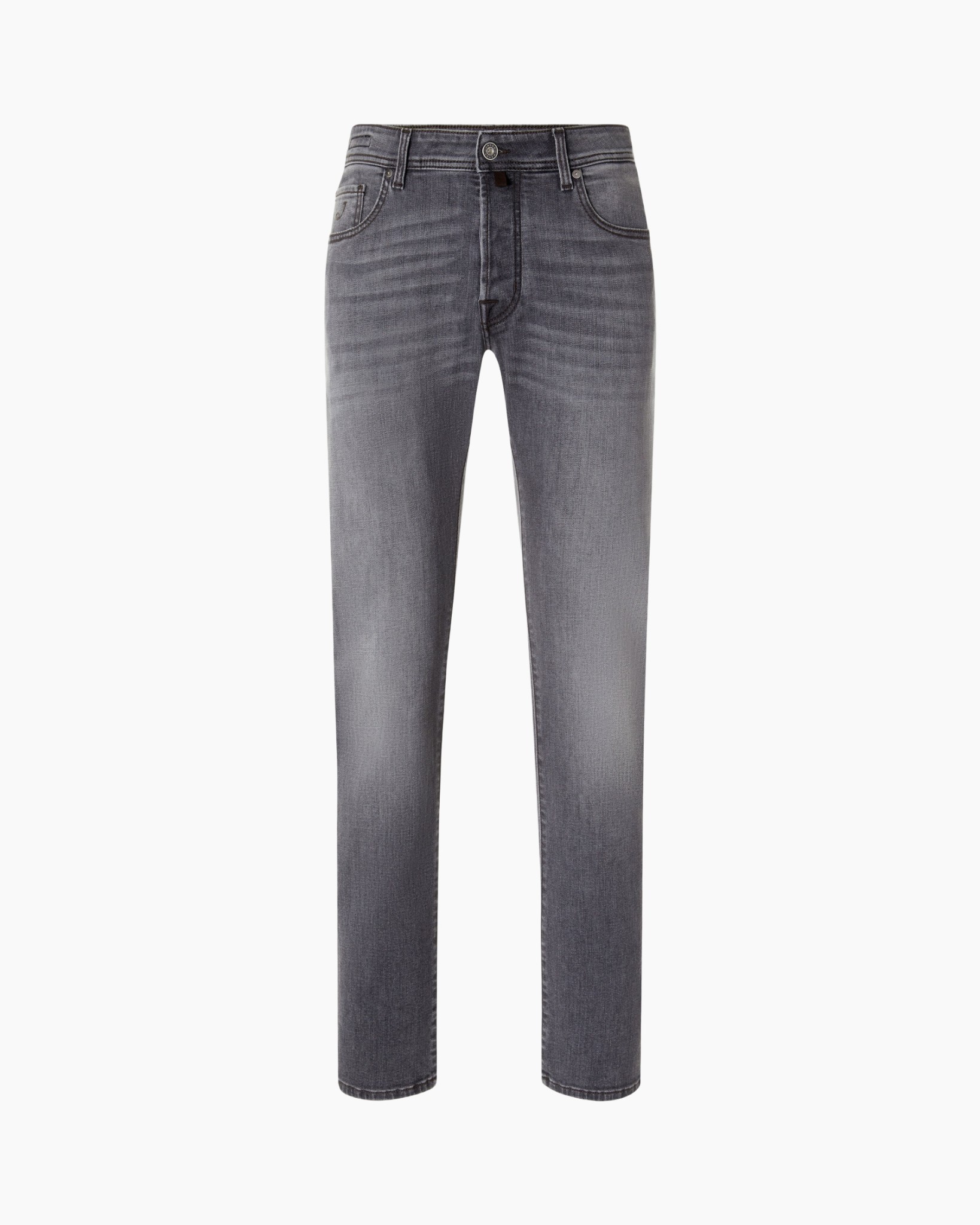 broeken,  denim, grijs, rechte, zakken