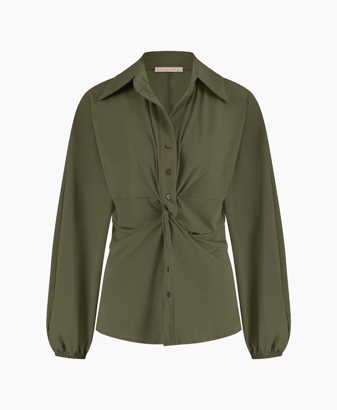 Studio Anneloes Blouse Evoni Knot Groen