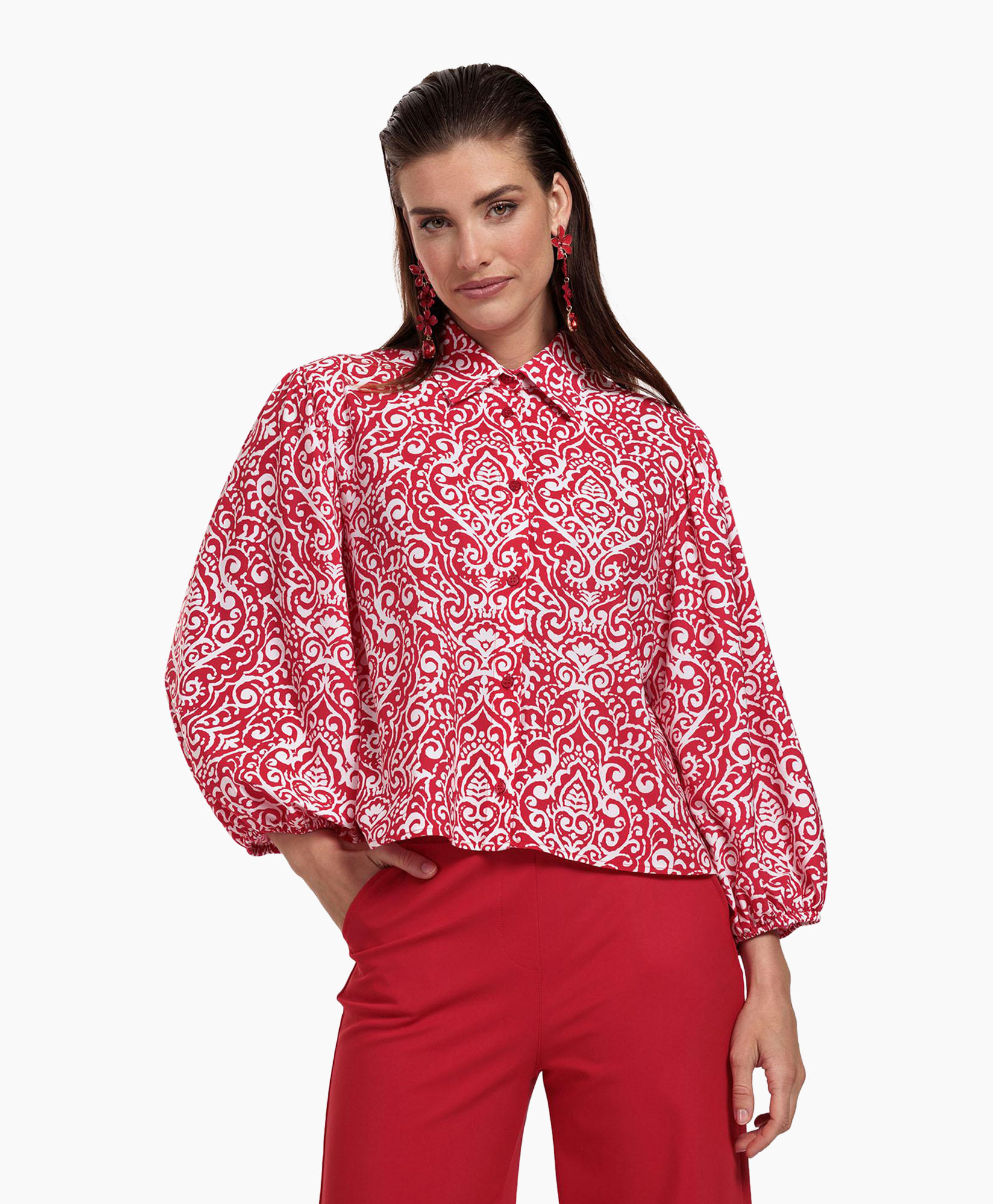 Blouse Joley Paisley Blouse Rood