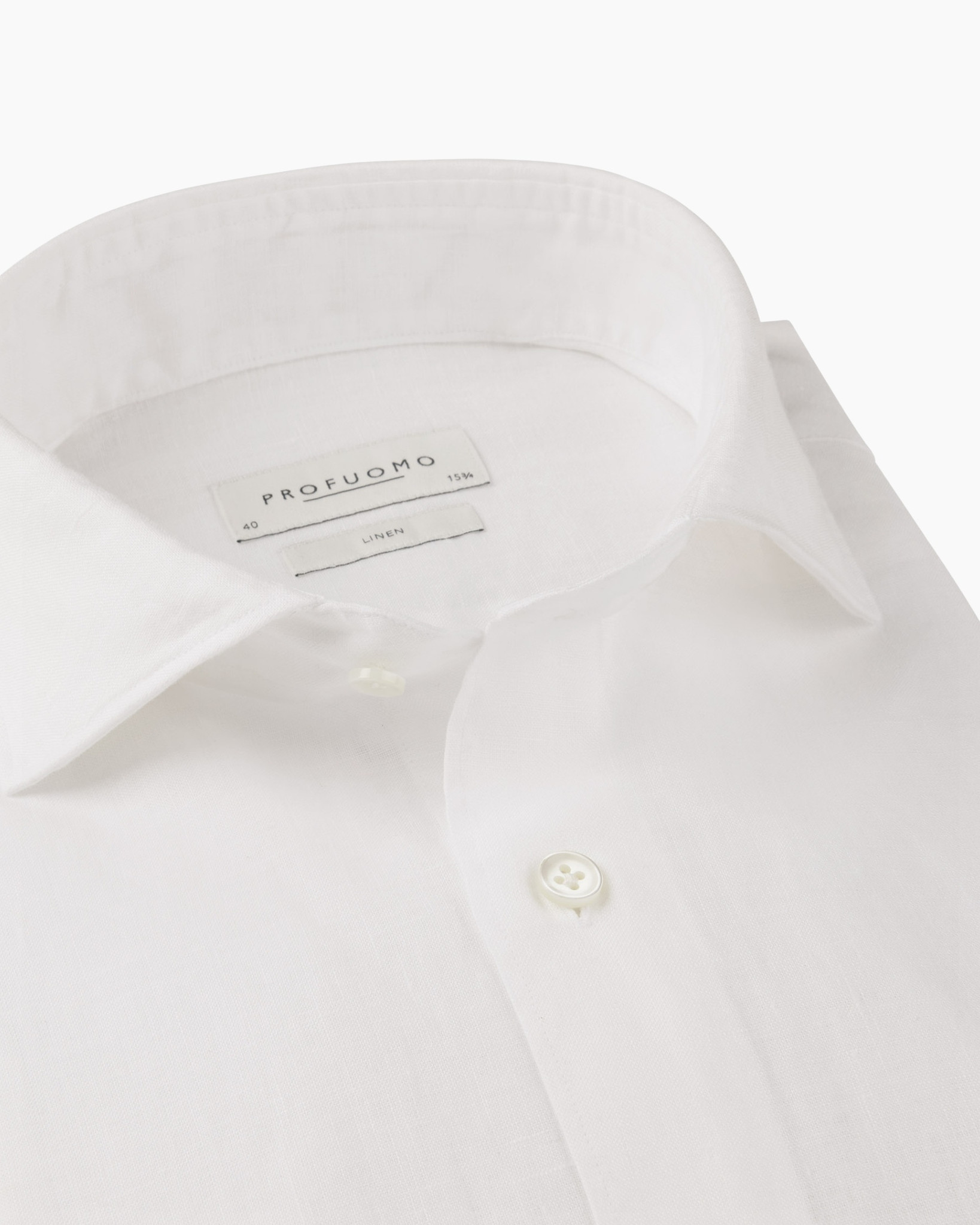 shirt, white, linen, button-down, collar