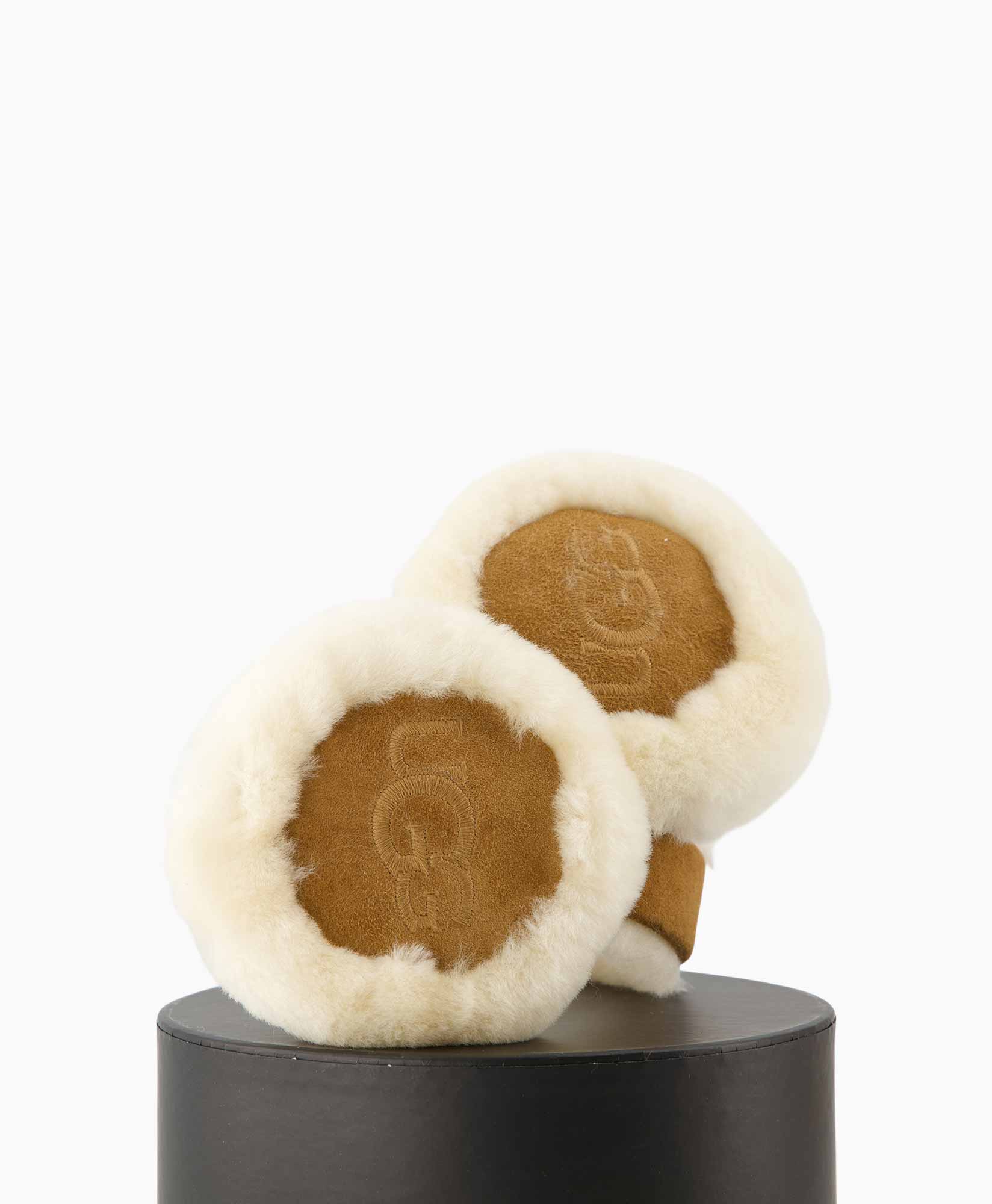 Ugg Hoed Sheepskin Embroidery Bruin