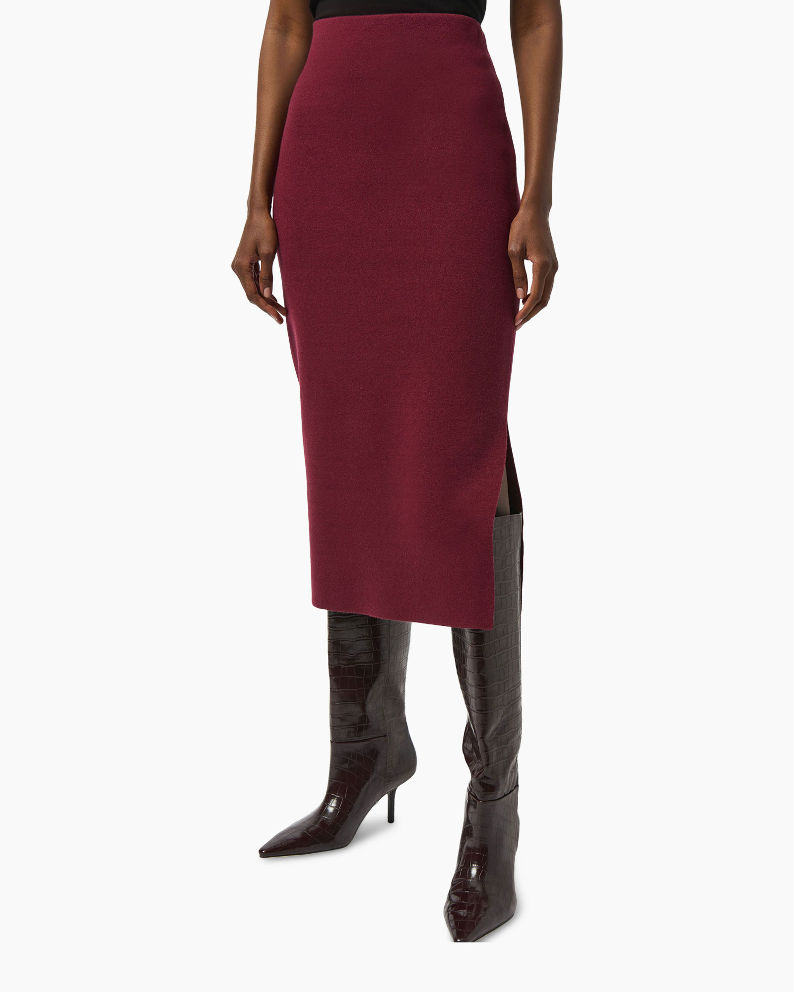 Maxi Rok Lds Skirt Bordeaux