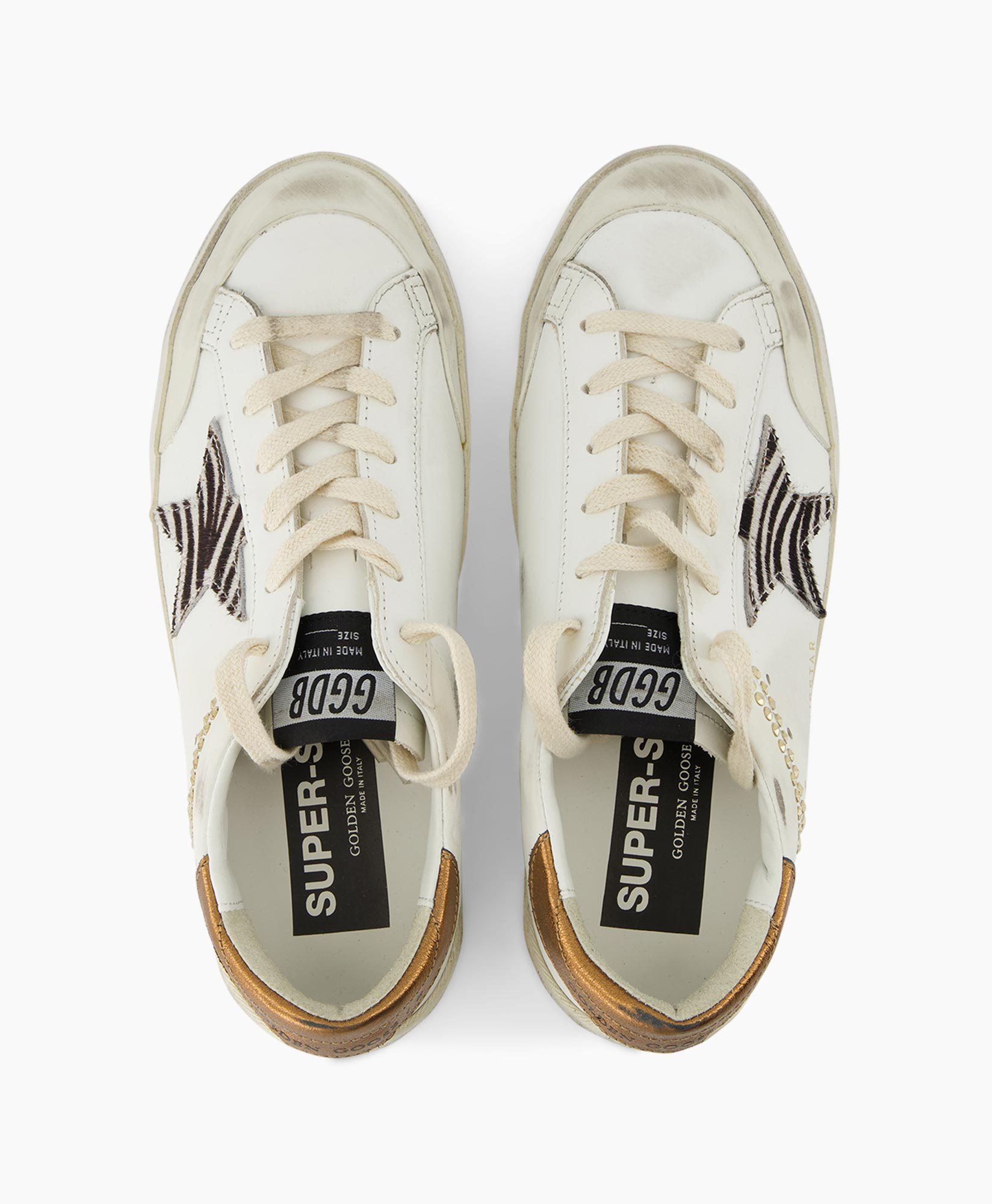 Golden Goose Sneaker Super Star Penstar Leather Wit