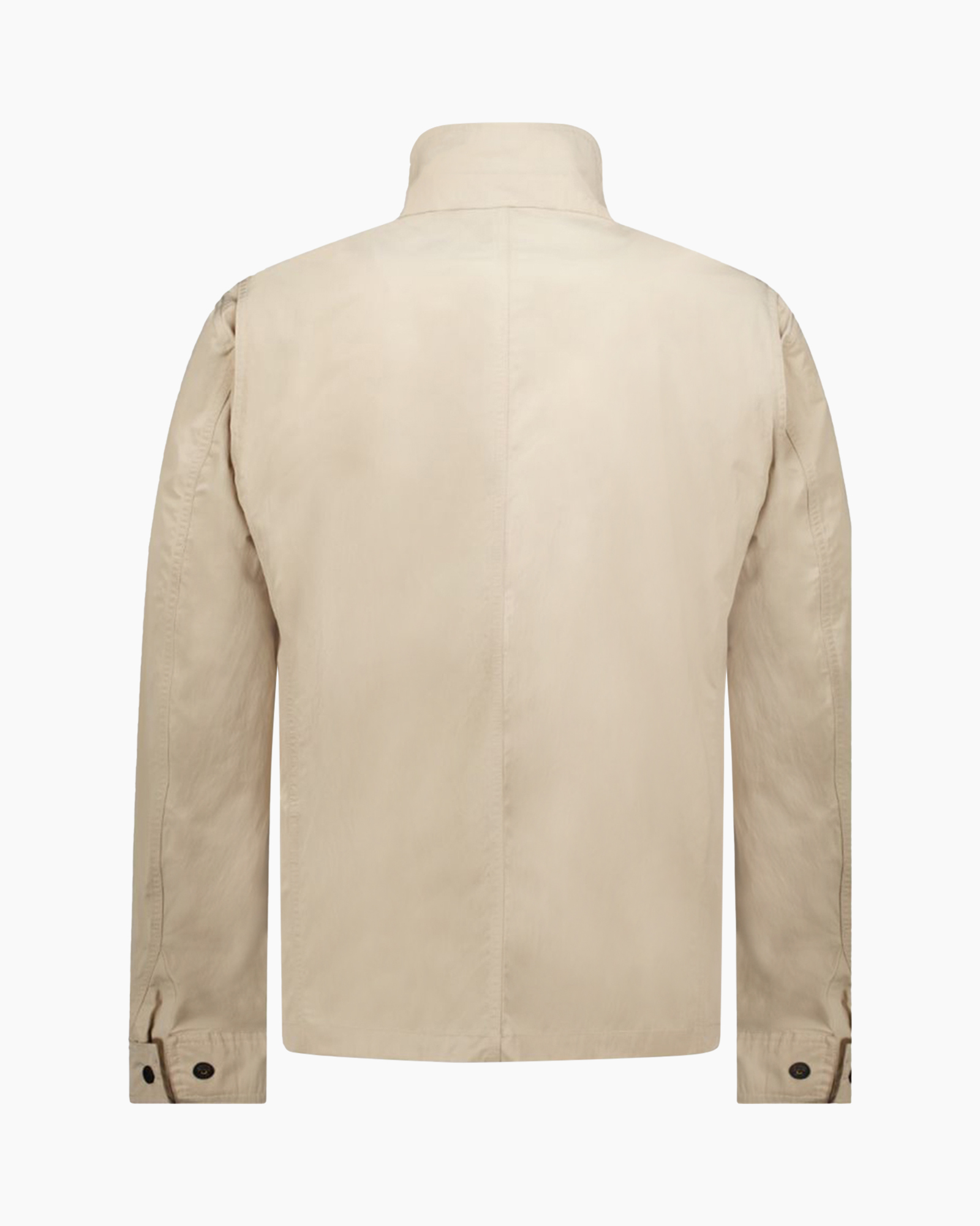 jas, beige, utility, voorzipp pockets, ritssluiting