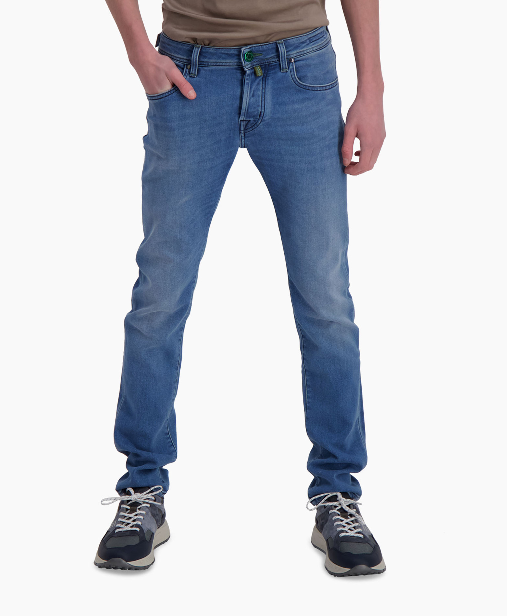 Jeans Super Slim Fit Nick Donker Blauw