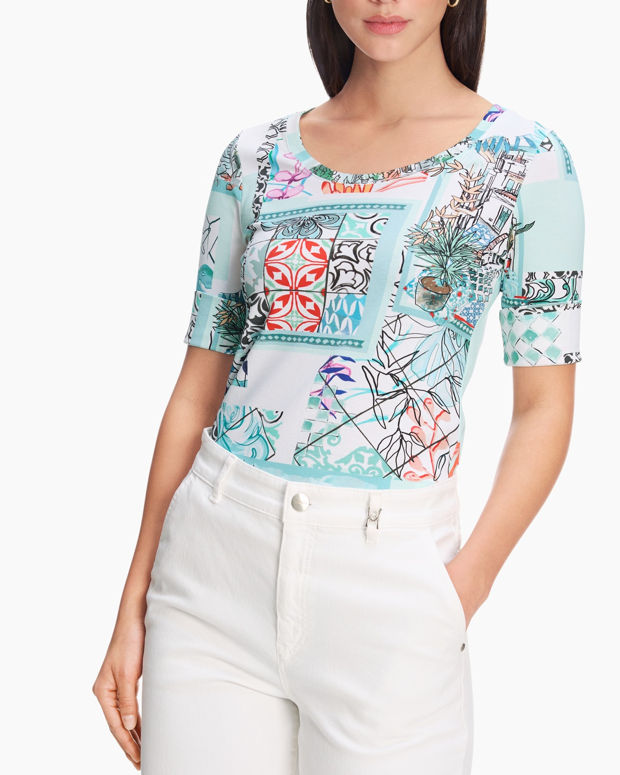 T-shirt Yc 48.69 J41 licht groen