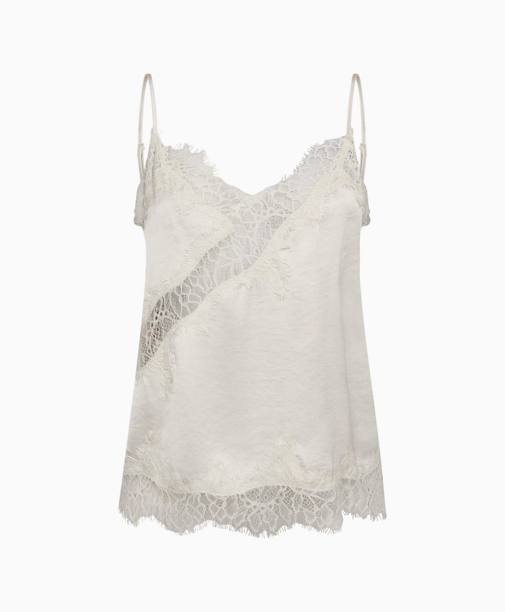 camisole, lace, white, slip, strappy