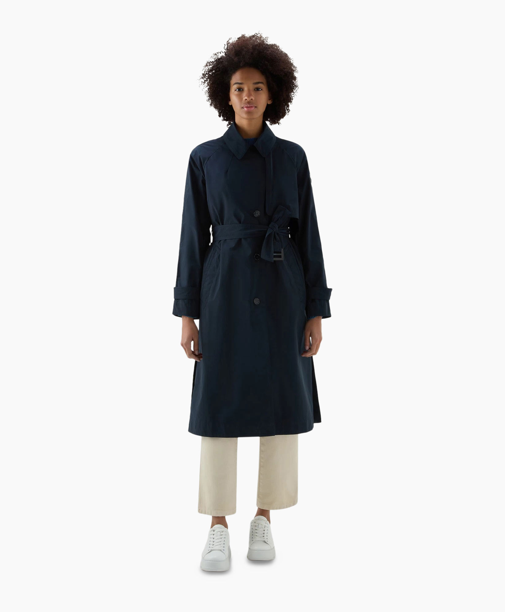 Trenchcoat Summer Donker Blauw