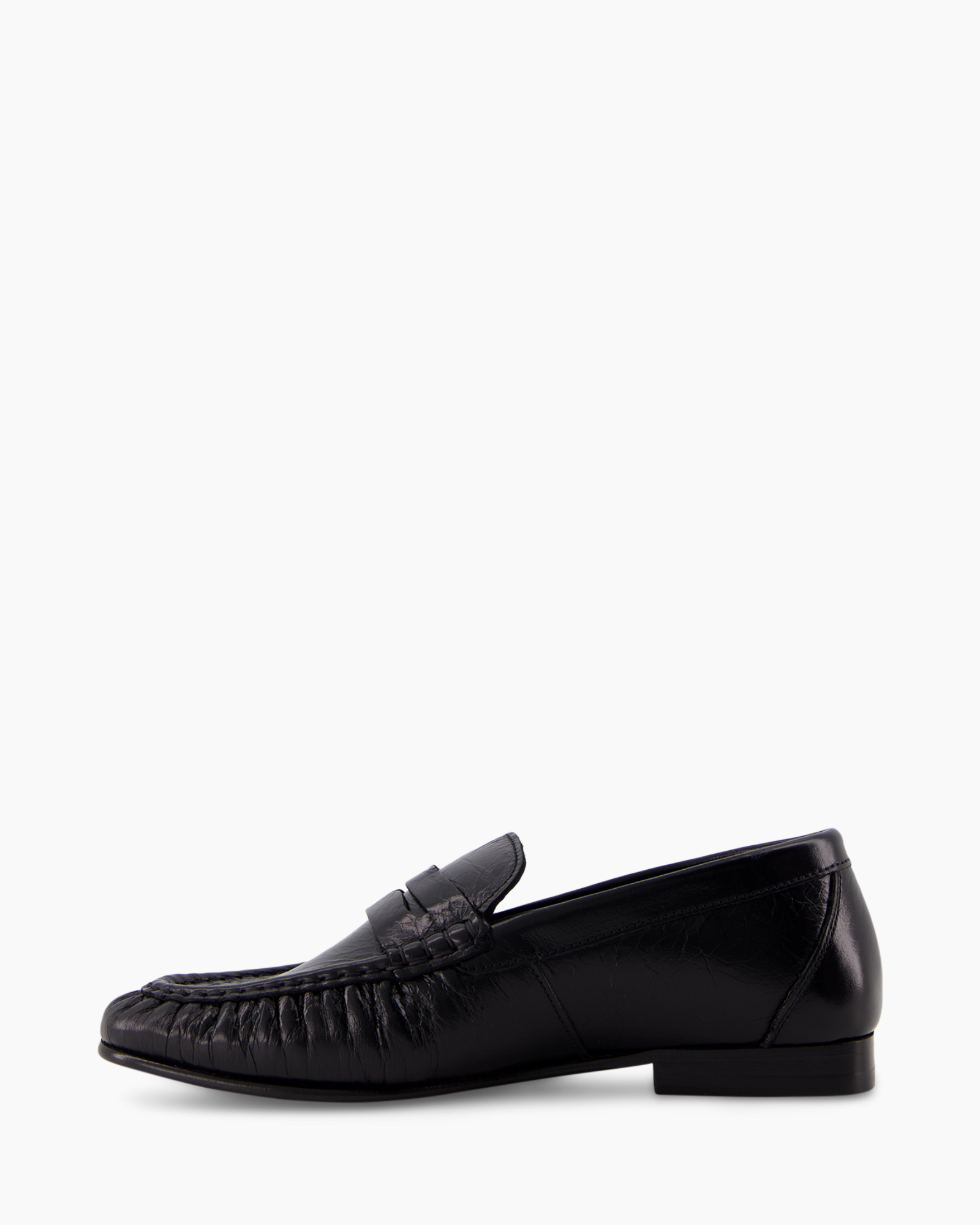 Loafer Penny Wrinkle Zwart